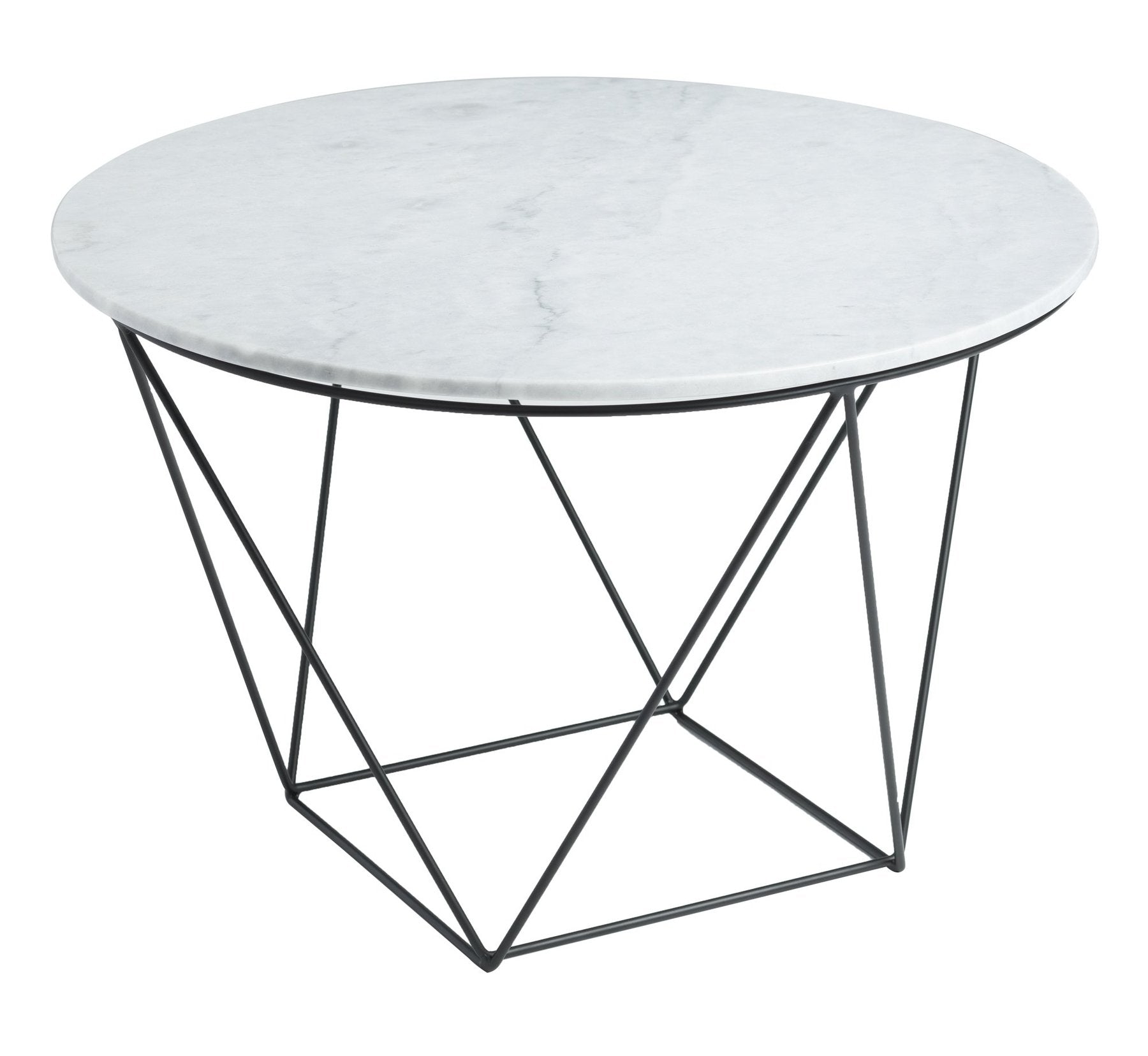 Valencia Marble Top End Table - Elegant Side Table for Living Room, Bedroom, or Office Decor