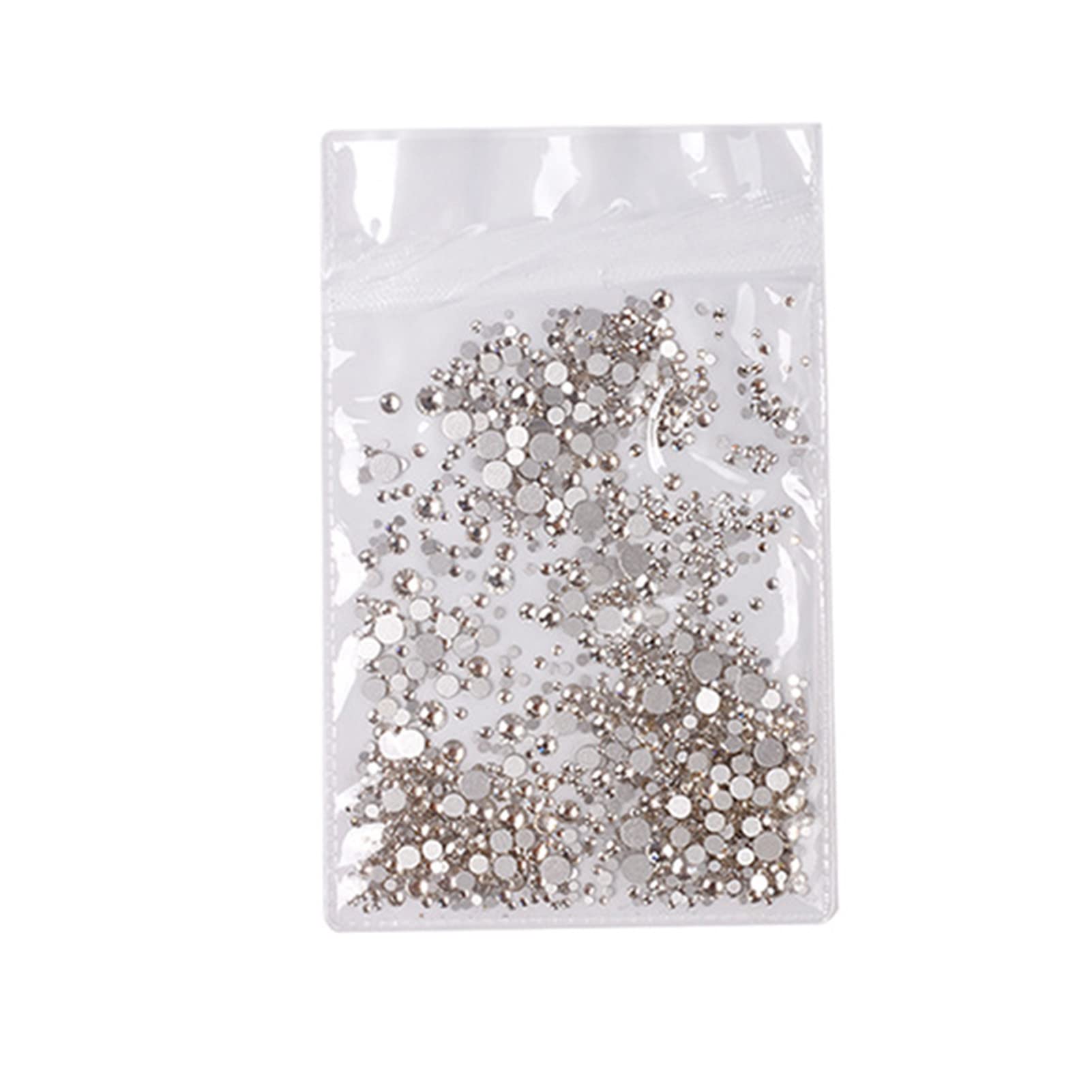 Adonpshy Glass Rhinestones Nail Art Decorations - Vivid 1mm Crystal Gems for Nail Design, DIY Manicure, Acrylic Nails & Salon Use