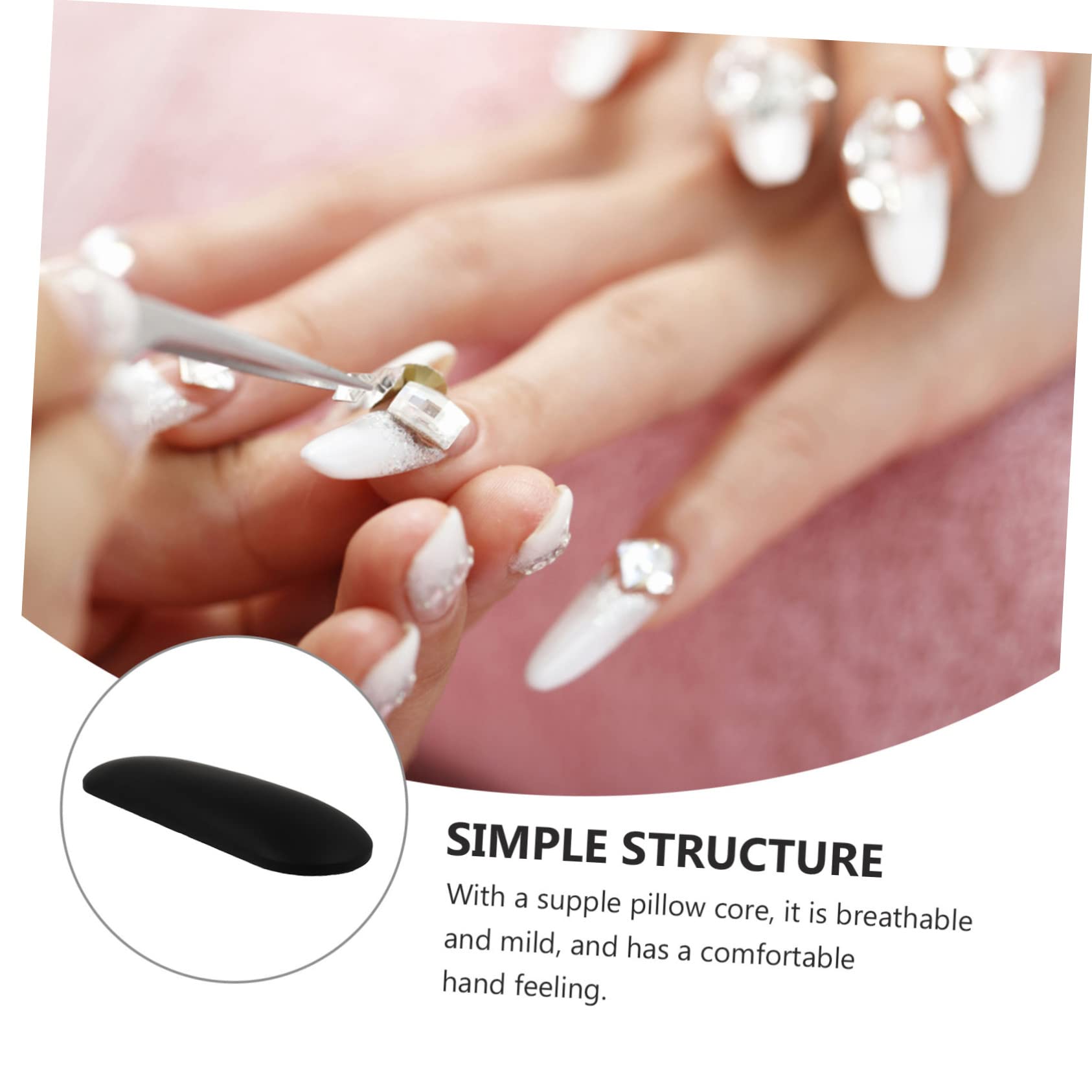 FOMIYES Nail Art Hand Rest Pillow - Ergonomic Hand Support Cushion for Manicure, Gel Polish & Nail Extensions - Perfect for Salon Professionals & DIY Nail Artists at Home