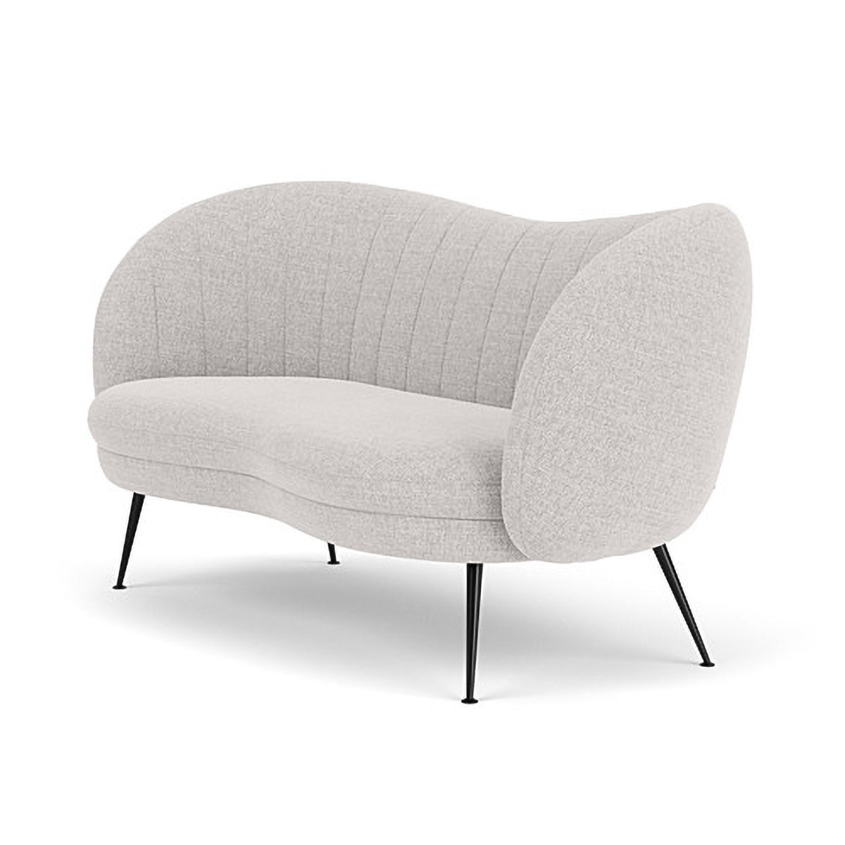 Premium Flora Fabric 2-Seater Sofa - Modern Living Room Furniture for Small Spaces | Comfortable Loveseat for Apartments, Dorms & Cozy Homes
