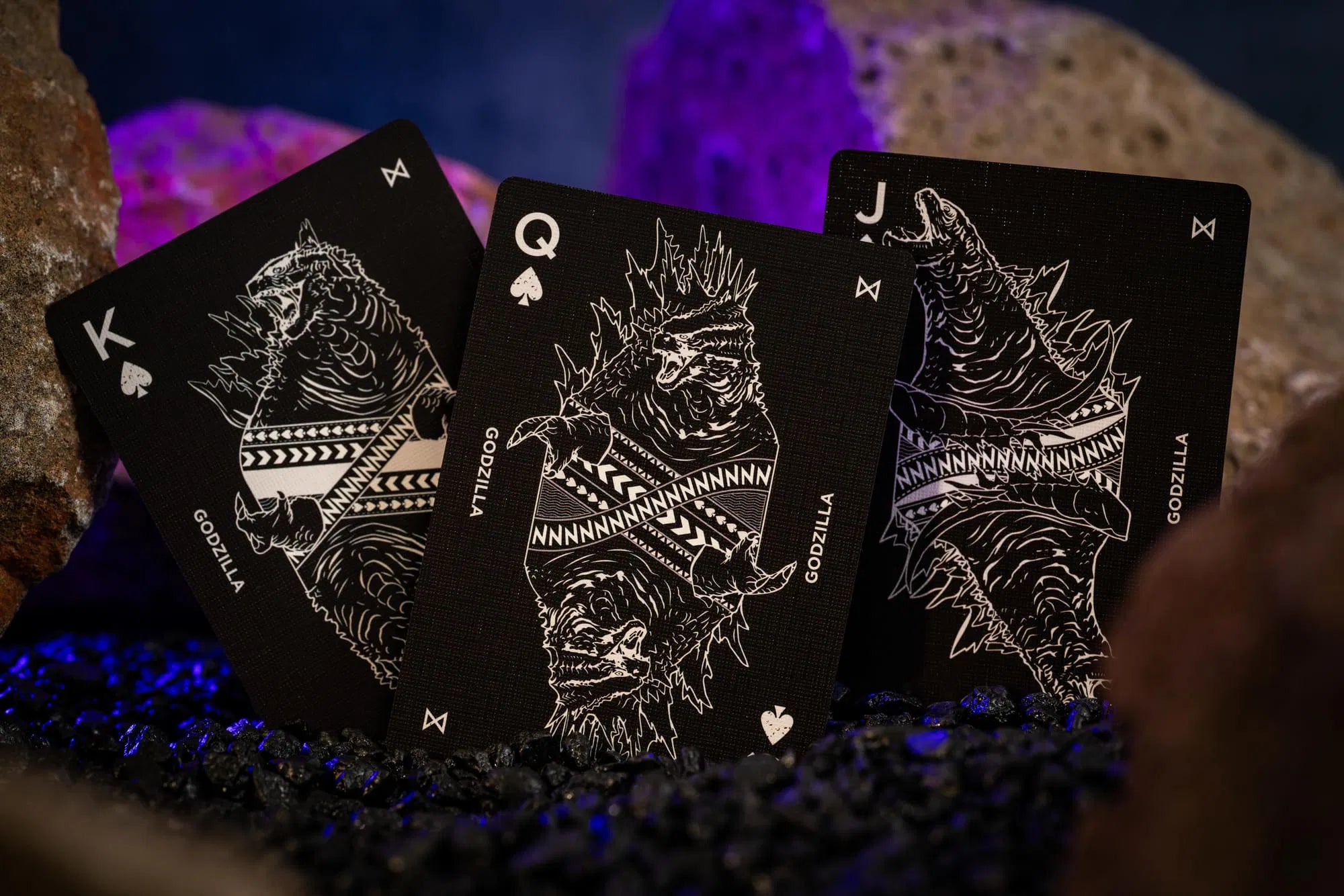 Premium Godzilla Playing Cards - Gold Gilded Deck for Collectors, Poker, Magic Tricks & Game Nights