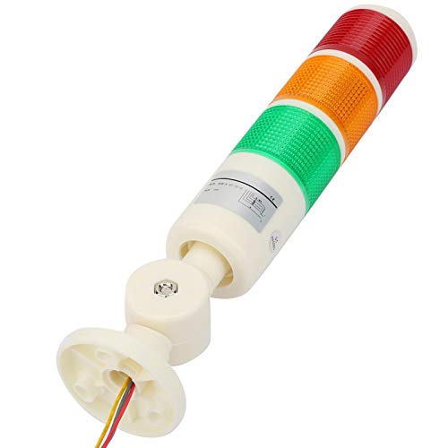 Multilayer LED Warning Light with Foldable Design - High Visibility Alarm Light for Sentry Box & Mechanical Equipment | Ideal for Construction Sites, Emergency Vehicles & Industrial Safety