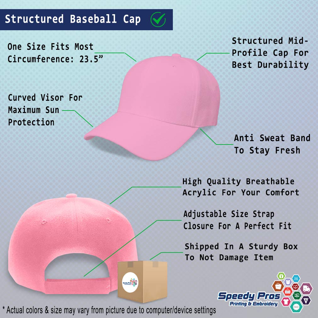 Speedy Pros Baseball Cap - Gold Thinking Cap with Embroidery - Adjustable Dad Hats for Men & Women (One Size Fits All) - Perfect for Outdoor Sports, Casual Wear & Gifts