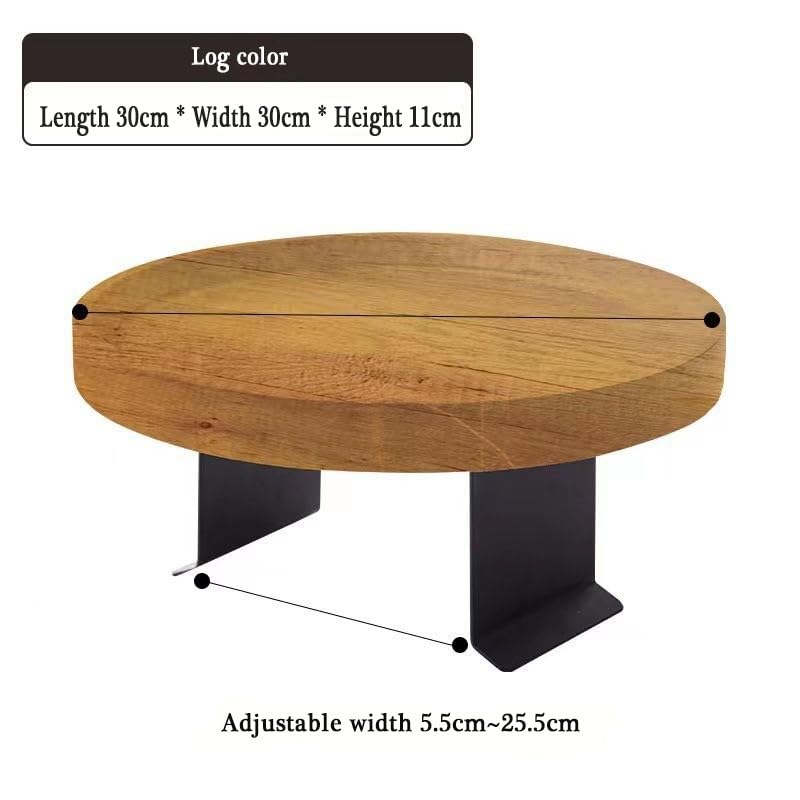Natural Bamboo Clip-On Sofa Tray - Coffee Table Side Table with Armrest Holder, Snack Tray for TV Remote & Drinks - Perfect for Living Room, Bedroom, Office (Color: 2)