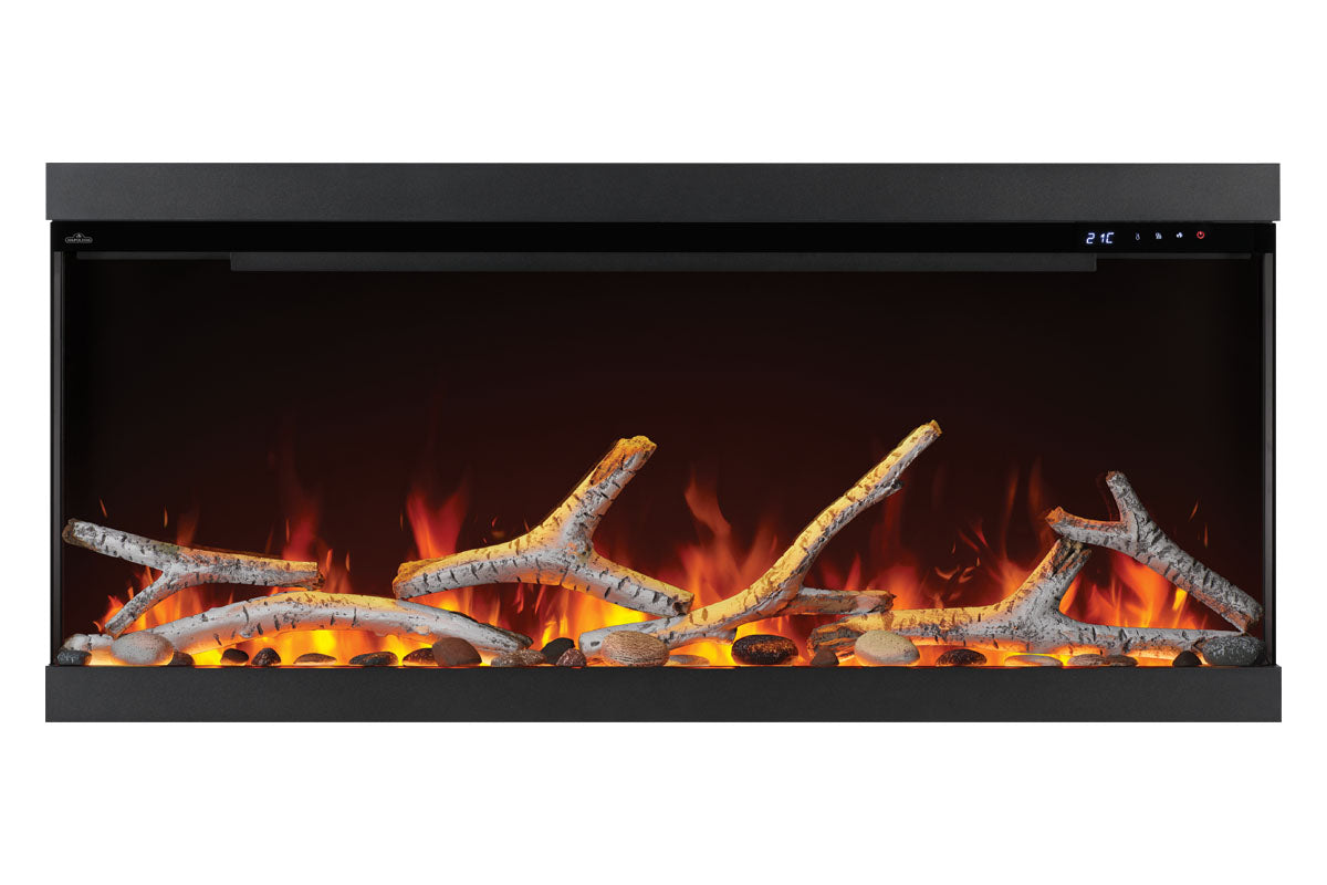 Napoleon Astound 50 FlexMount Smart Multi-Side Wall Mount Recessed Electric Fireplace - Perfect for Living Room, Bedroom & Office Heating & Decor