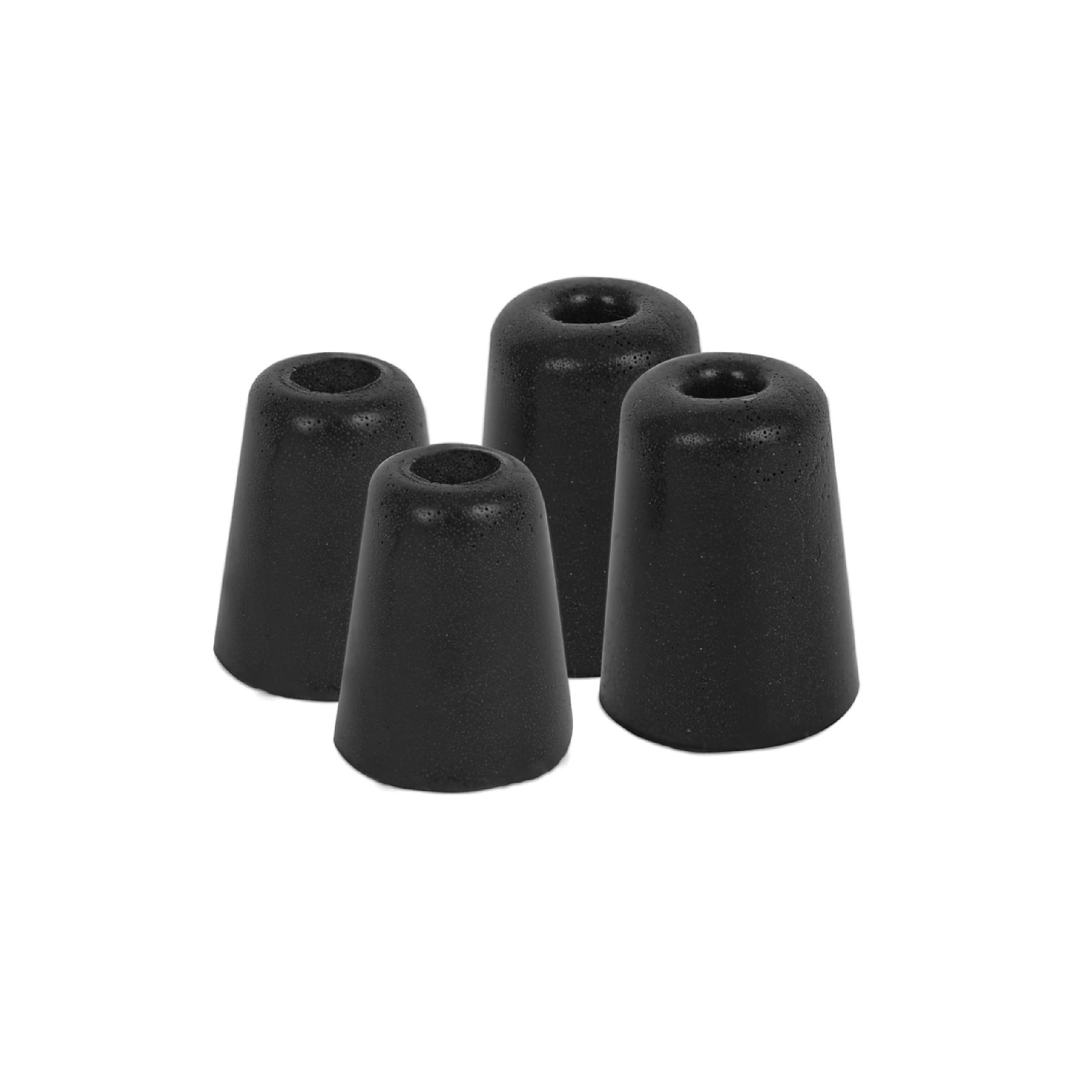 Koss 'The Plug' In-Ear Headphones - Black Noise Isolating Earbuds with Comfortable Fit for Running, Gym, Travel & Commuting