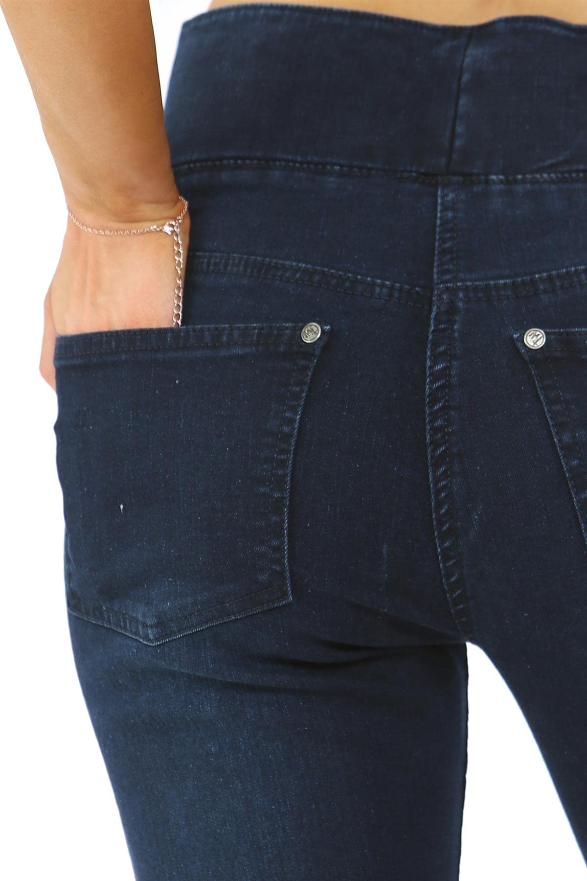 MYT Women's High Waist Stretch Jeans - Tummy Control Denim Jeggings for Everyday Comfort