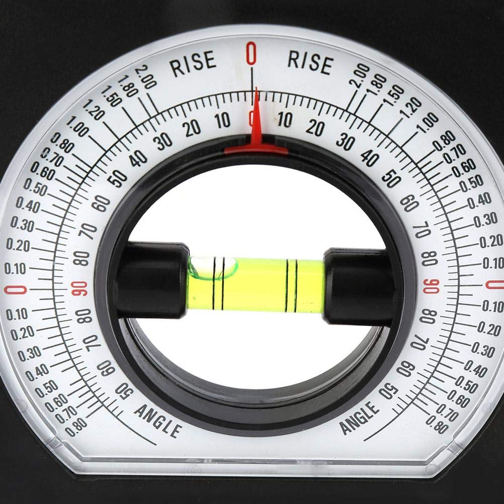 Professional Engineering Inclinometer - Universal Slope Measuring Ruler & Multifunction Angle Meter Gauge Tool for Construction, Carpentry & DIY Projects | Perfect for Home Improvement and Industrial Applications