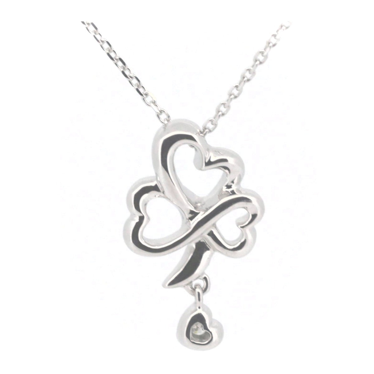 4°C Diamond Necklace - 18K White Gold Pendant for Women | Elegant Jewelry Gift for Anniversary, Wedding & Special Occasions