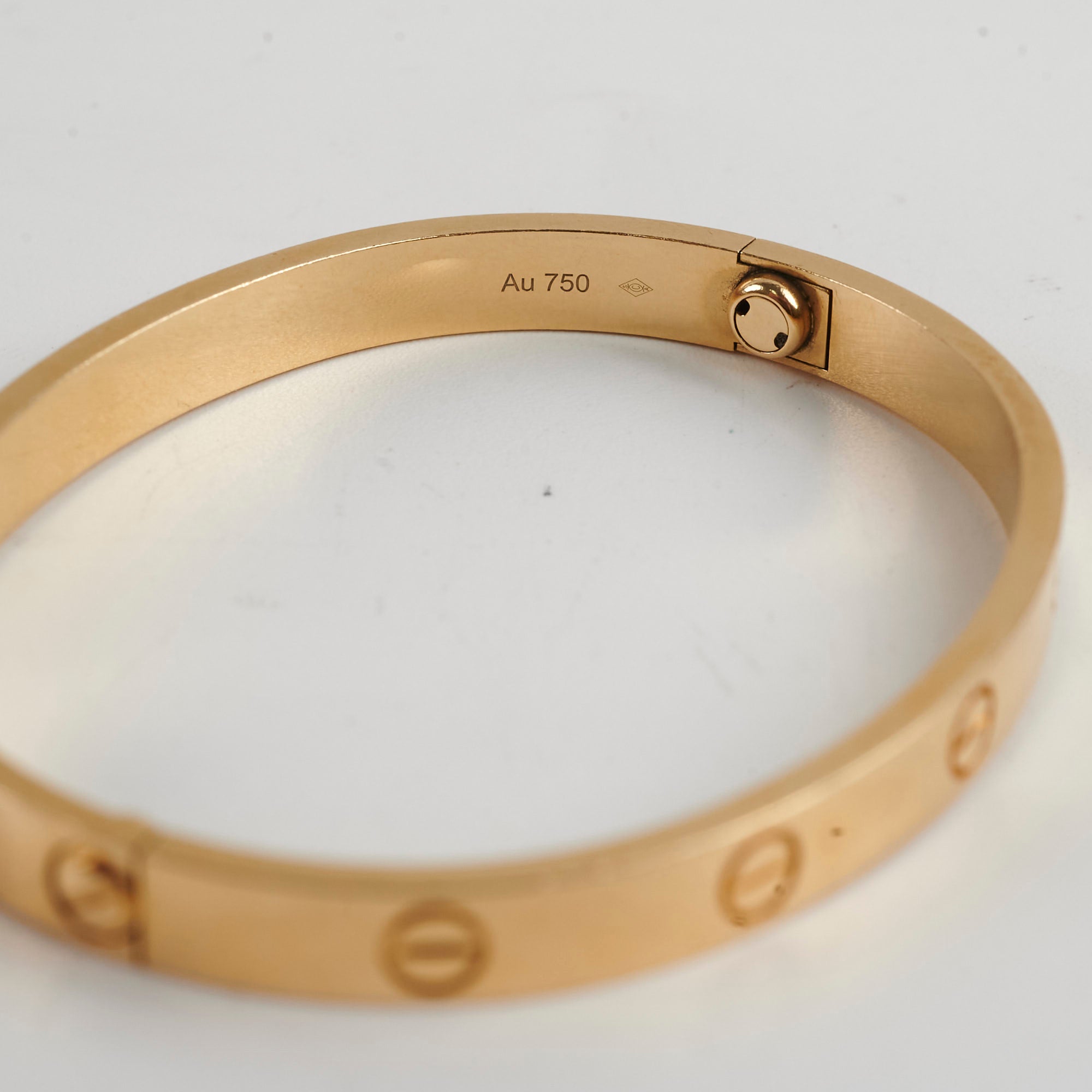 Cartier Love Bracelet 18K Yellow Gold Size 17 - Luxury Jewelry Gift for Women, Anniversary Present, Elegant Stackable Bangle for Special Occasions