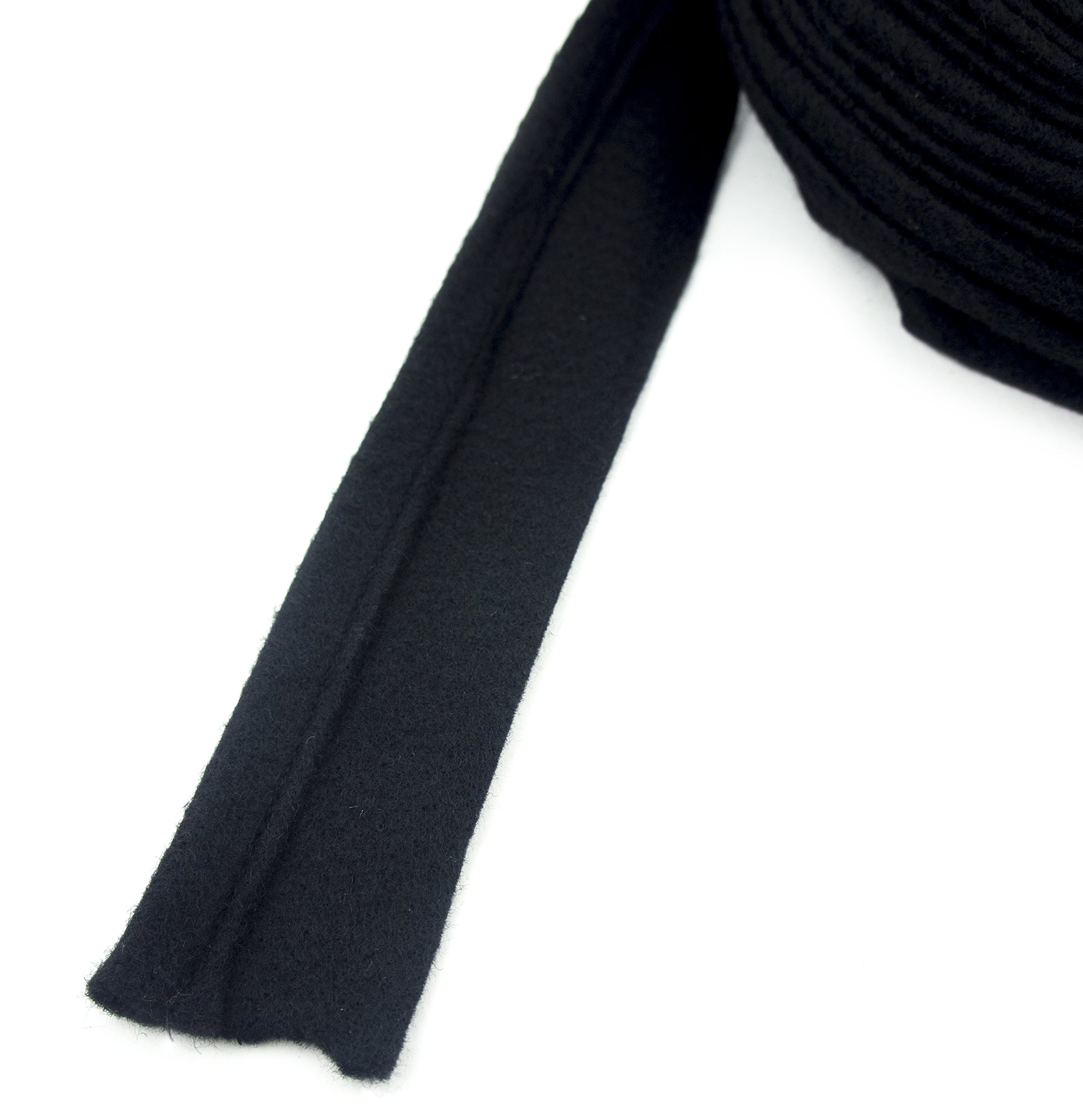 HAND® Black Sleeve Head Roll - 2 Meters (6.5 Feet) for Hair Styling, Salon Use & DIY Hair Extensions | Heat Resistant & Durable Hairdressing Tool