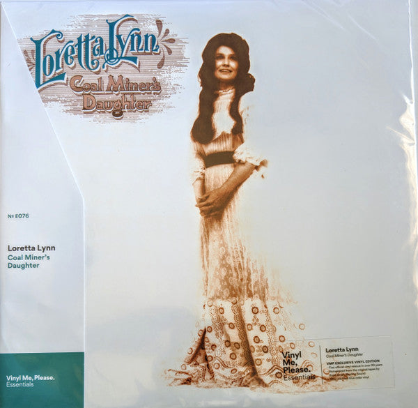 Loretta Lynn Coal Miner's Daughter Vinyl LP Album - Limited Club Edition Reissue Remastered Blue Vinyl - Near Mint (NM/M) Condition - Perfect for Collectors & Vintage Music Lovers