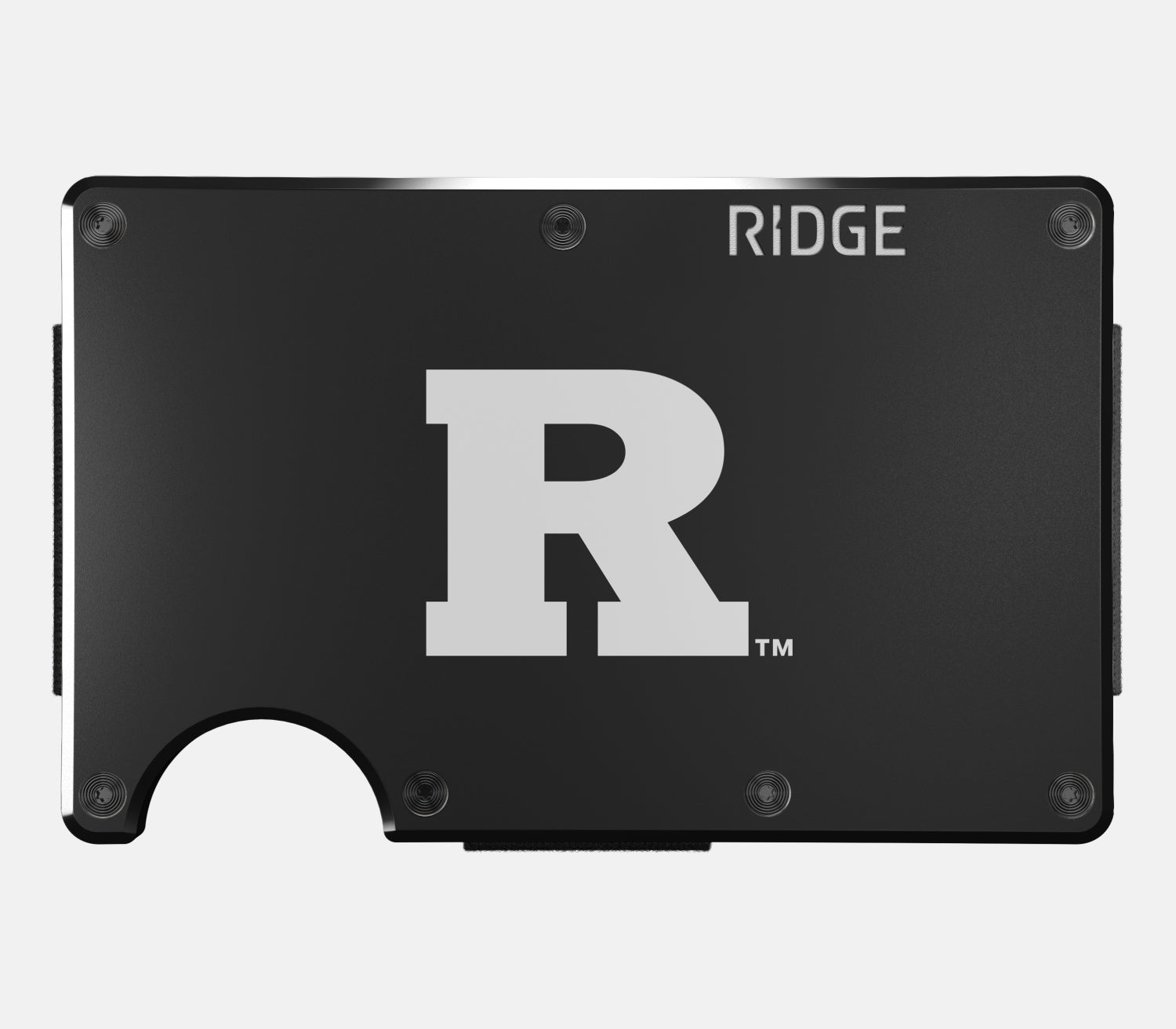 Ridge Wallet Slim Minimalist RFID Blocking Front Pocket Wallet for Men - Rutgers Scarlet Knights Team Design - Perfect for Everyday Carry, Travel, and Gifts