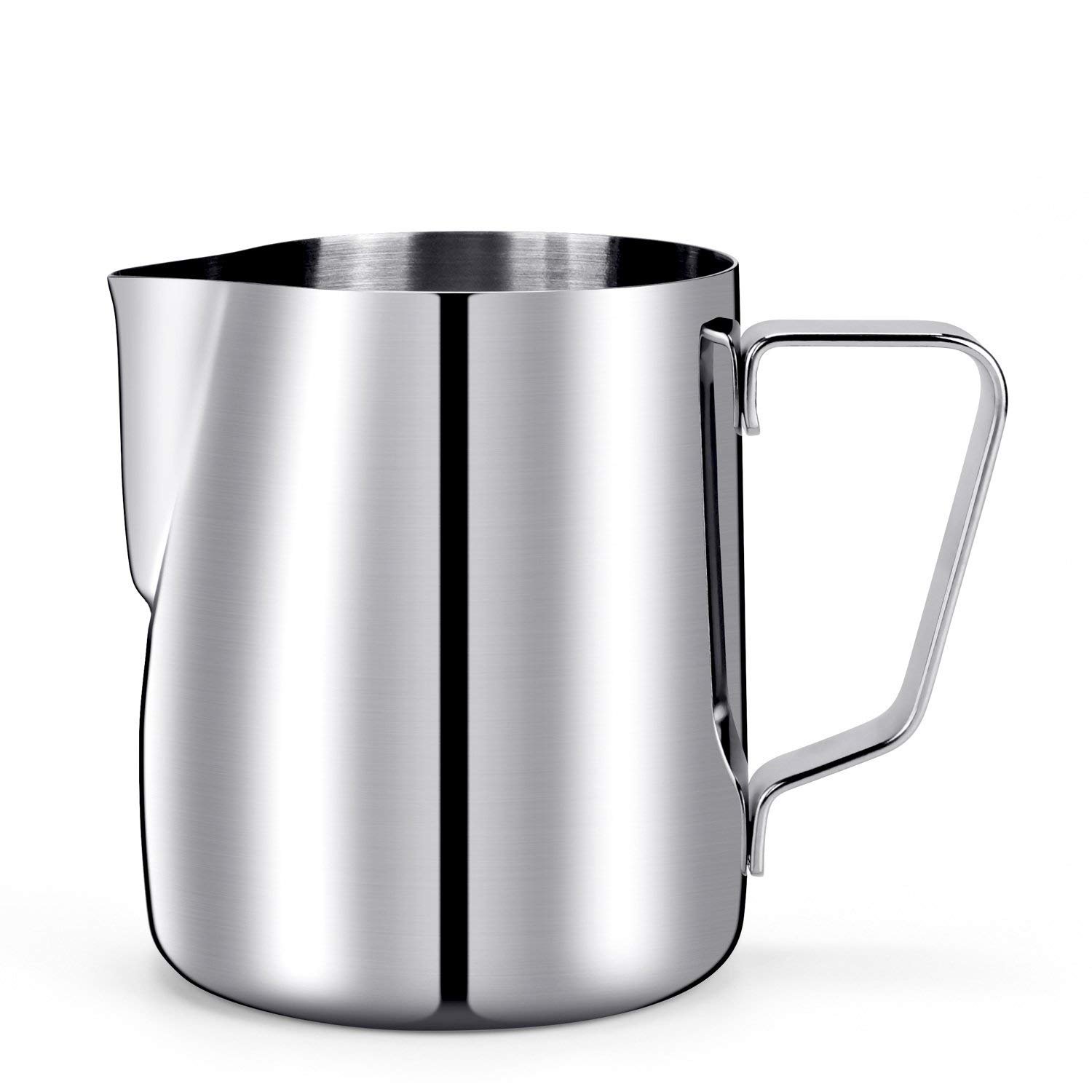 HULISEN 12oz/350ml Stainless Steel Milk Frothing Pitcher for Espresso & Latte Art - Perfect for Coffee Shops, Home Baristas & Professional Use