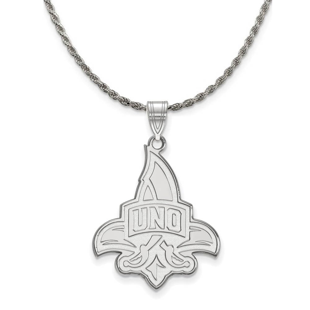 Sterling Silver UNO Pendant Necklace for Graduation Gifts