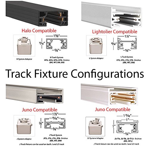 WAC Lighting J-1035N-930-WT Exterminator II LED Track Light Fixture - Energy Star Certified, White - Perfect for Retail Stores, Galleries & Modern Home Lighting