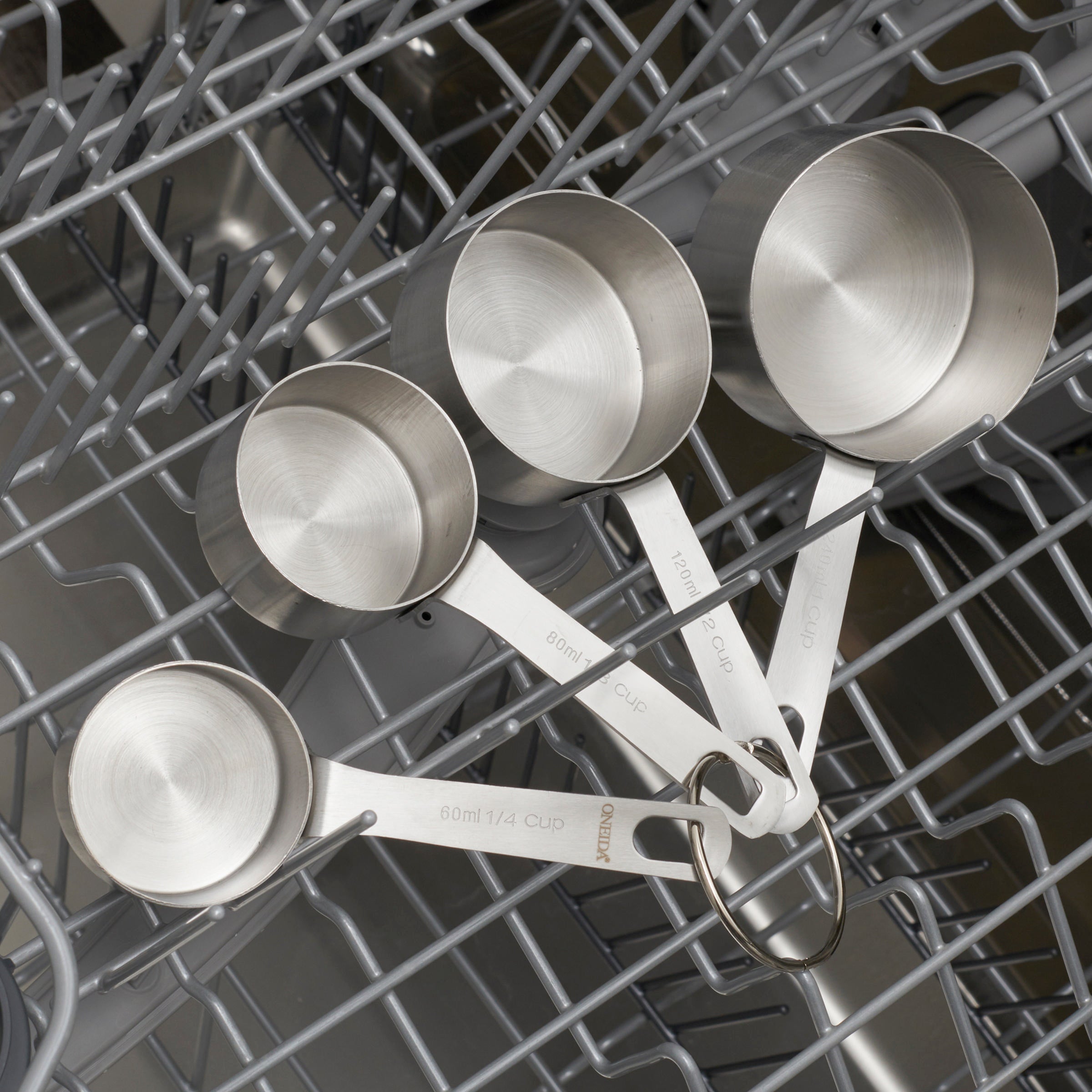 Premium 4-Piece Measuring Cups Set - Stainless Steel Kitchen Essentials for Baking & Cooking - Perfect for Home Chefs & Professional Bakers