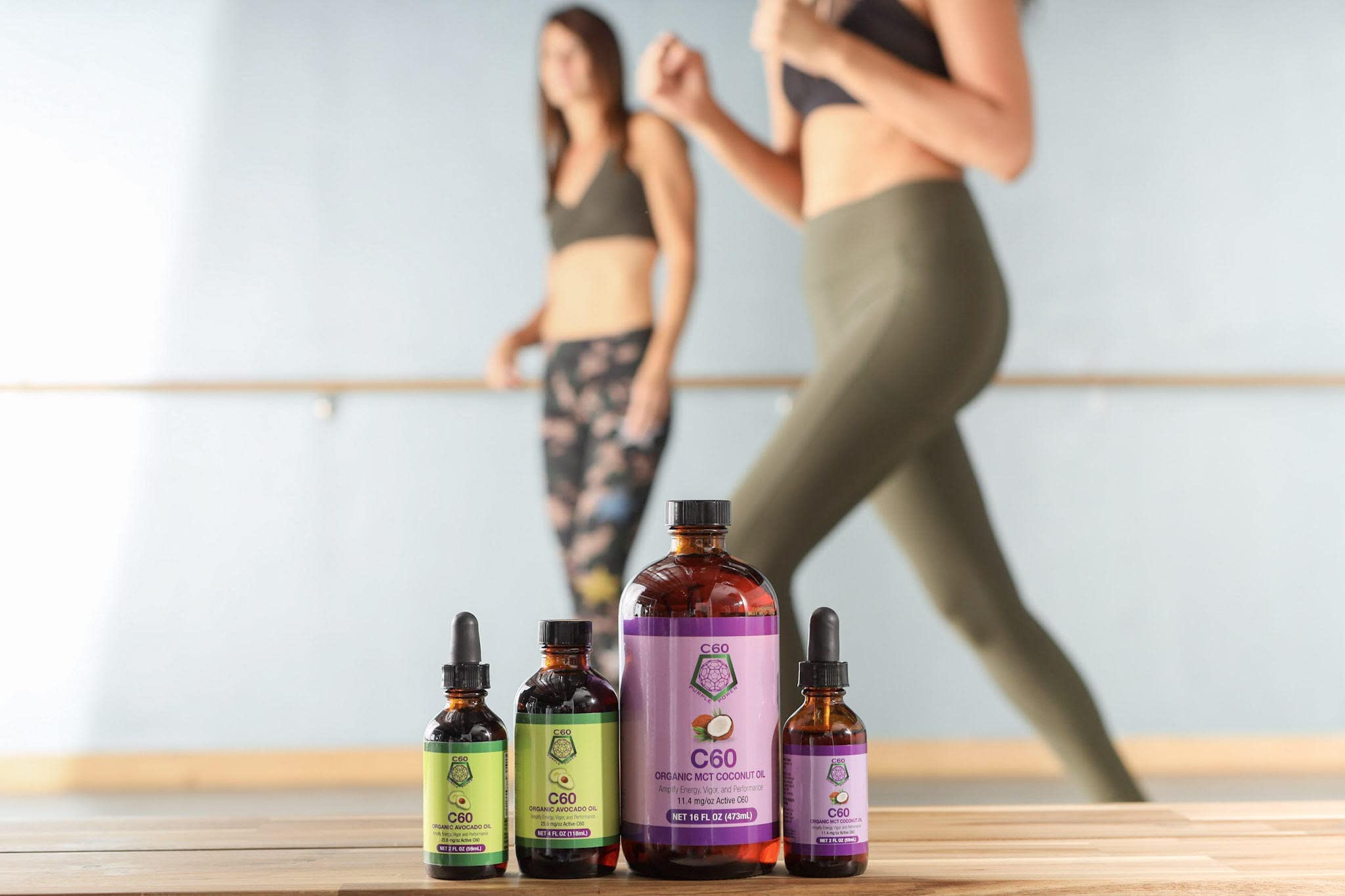 Organic Avocado Oil with 99.99% Pure C60 Fullerenes - 8 Fl Oz | Antioxidant Support, Mitochondrial Health | Cooking, Skincare & Wellness Supplement
