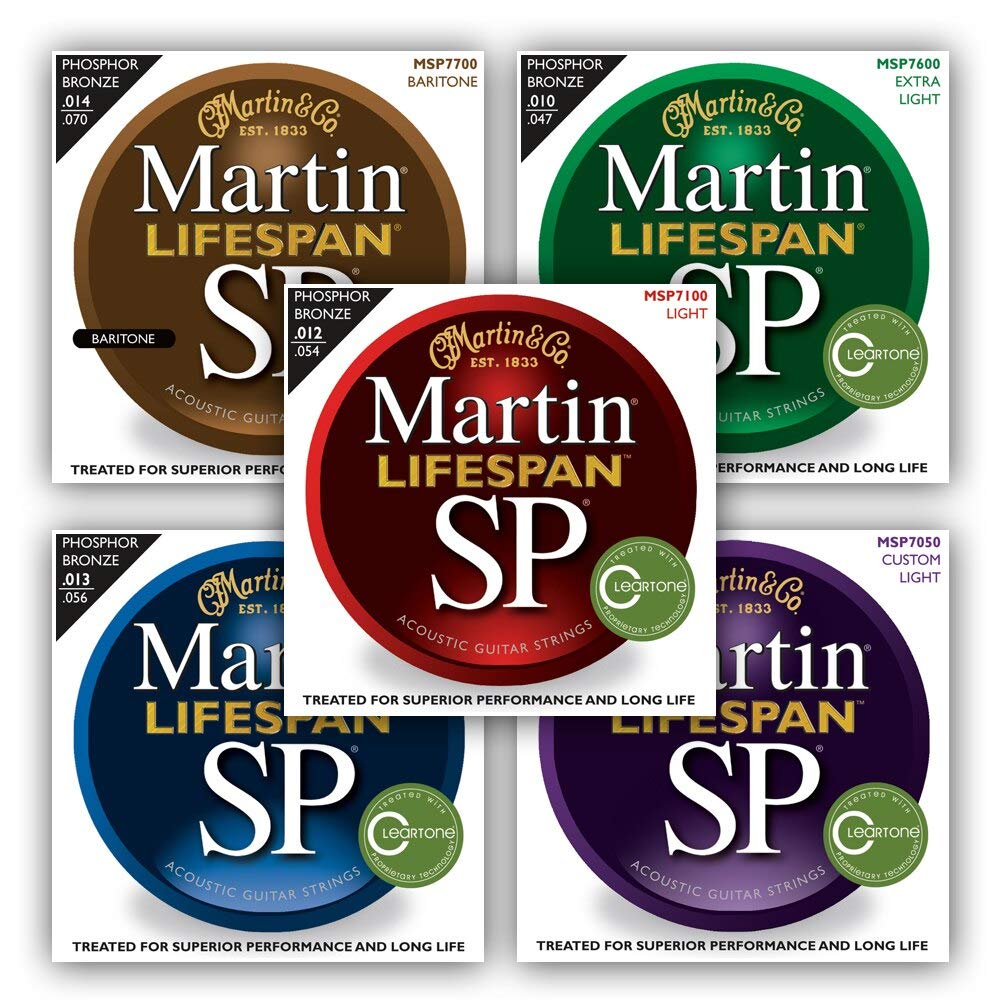 Martin Authentic Acoustic Guitar Strings - Long-Lasting 2.0 Treated Coating (25 Sets Bundle) | Perfect for Performances, Studio Recording & Extended Play Sessions