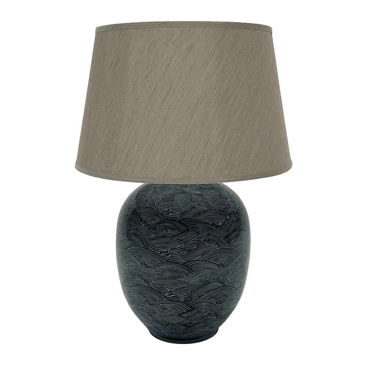 Blue Waves Lamp - Blue & Navy Wave Finish LED Night Light for Bedroom, Nursery, or Relaxation - Perfect for Creating a Calming Atmosphere