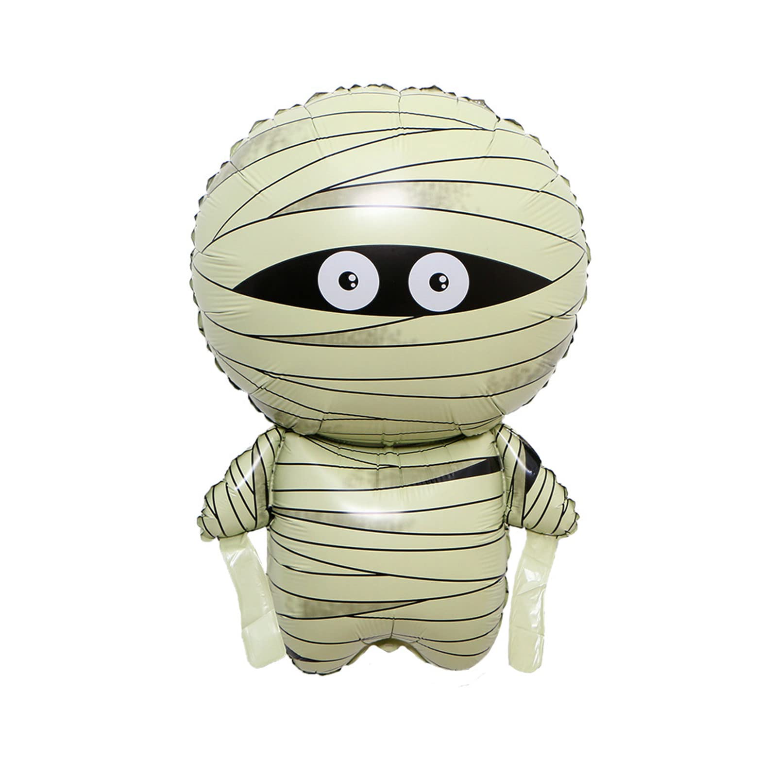 Large Halloween Mylar Foil Balloons - 2PCS Mummy Balloons for Halloween Party Decorations | Spooky Home Decor, Party Supplies & Photo Backdrop