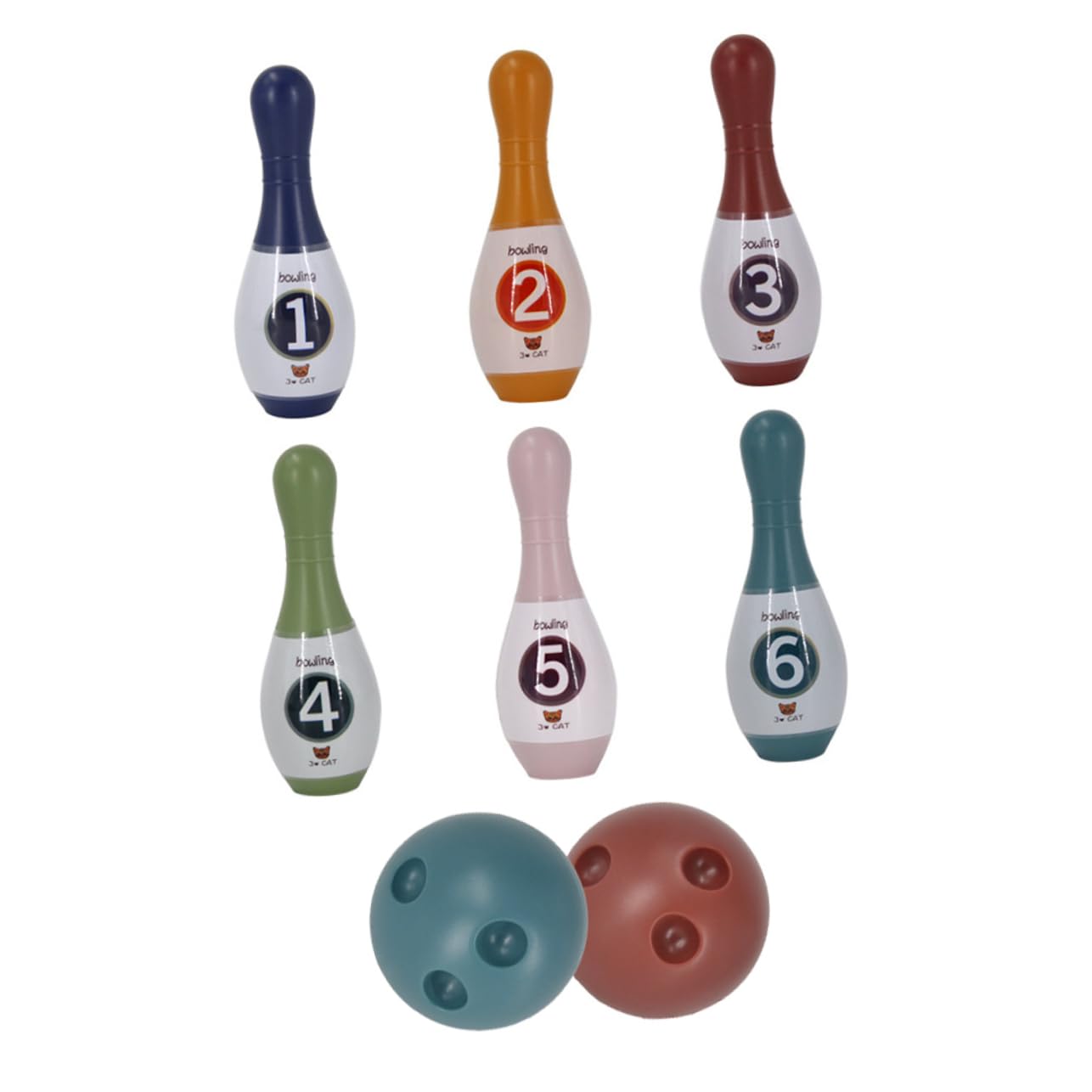 Wooden Bowling Ball Toy Set for Kids - Indoor & Outdoor Bowling Game Playset, Early Developmental Toy for Toddlers | Perfect for Birthday Gifts, Backyard Play & Family Game Night