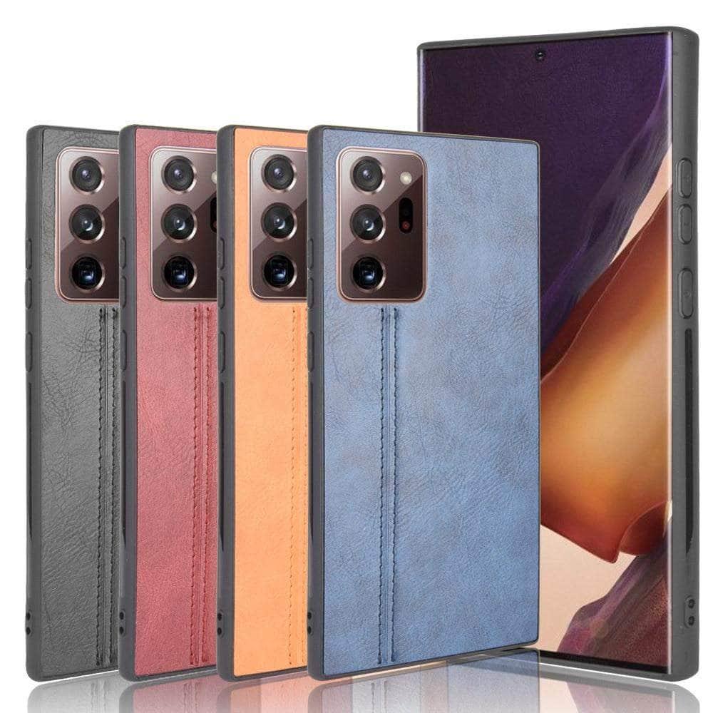 Samsung Galaxy Note 20 Ultra 5G PU Leather Phone Case - Slim Protective Cover with Card Slot - Perfect for Work, Travel & Everyday Use