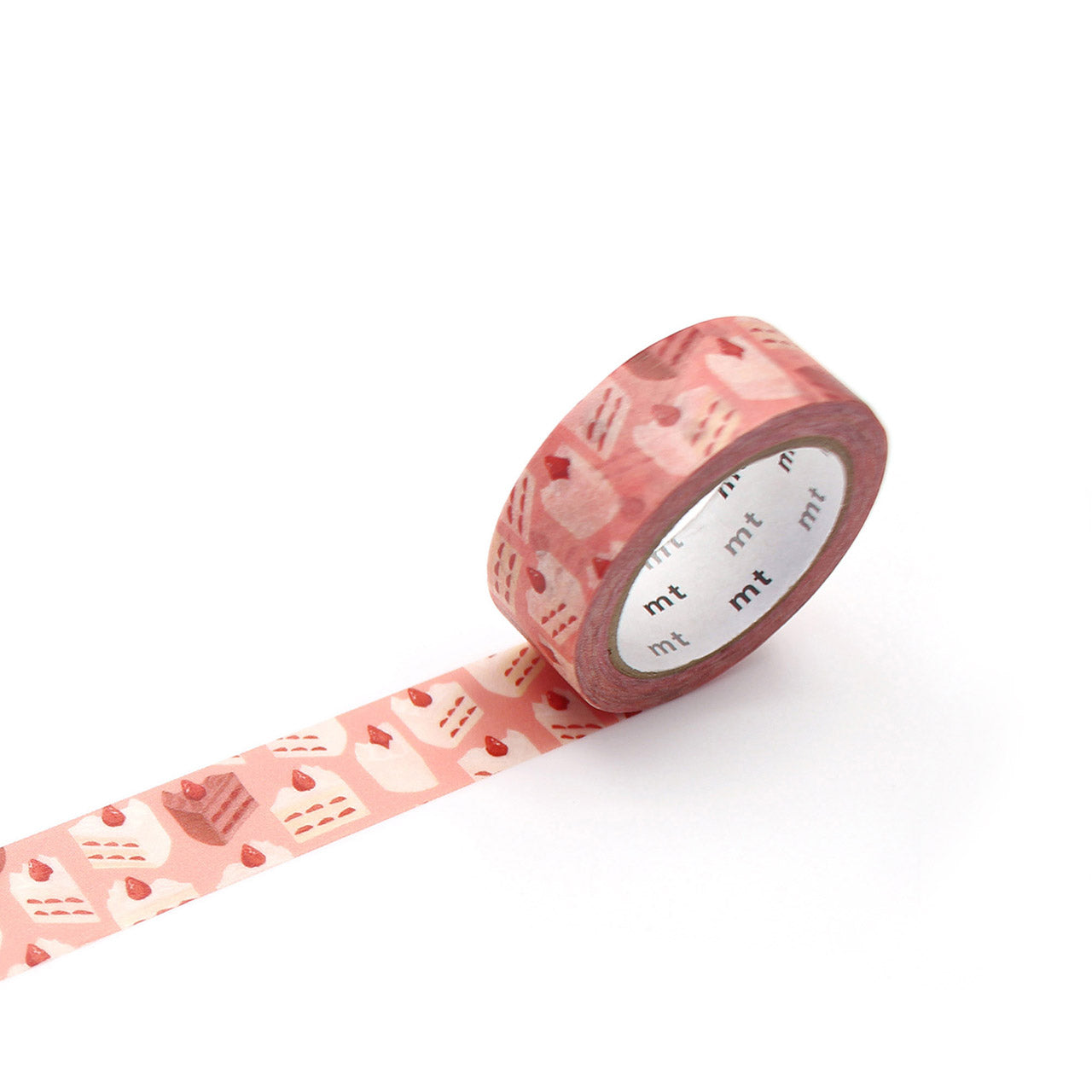 Maruichikyu Layered Cake Washi Tape - Decorative Japanese Paper Tape for Scrapbooking, Journaling & DIY Crafts - Single Roll
