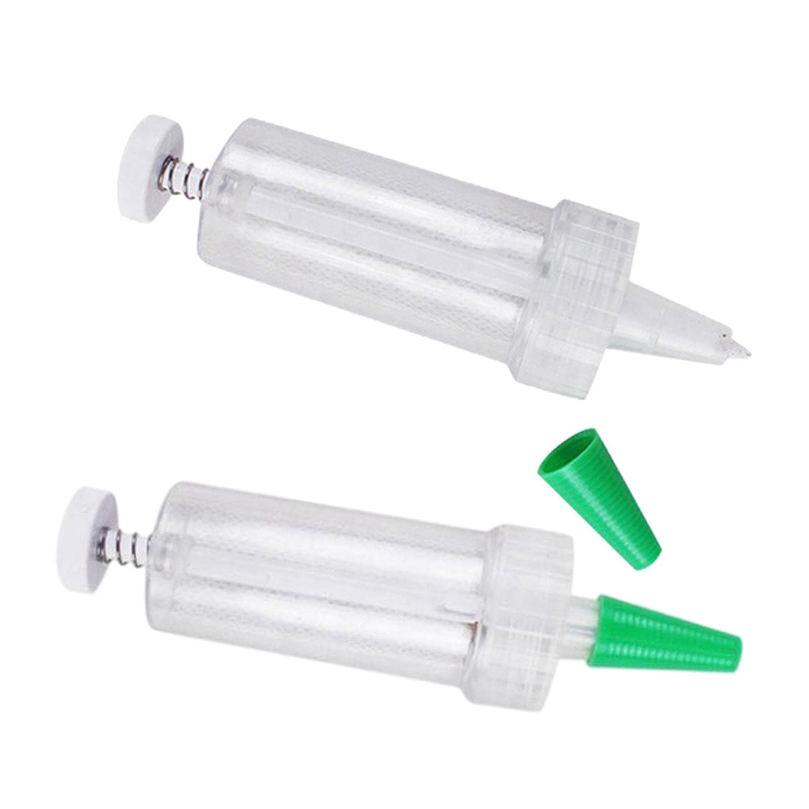 MagiDeal 2X Small Seed Sowing Dispenser - Manual Handheld Planter Spreader for Gardening Supplies | Perfect for Indoor Herb Gardens, Flower Beds & Vegetable Planting