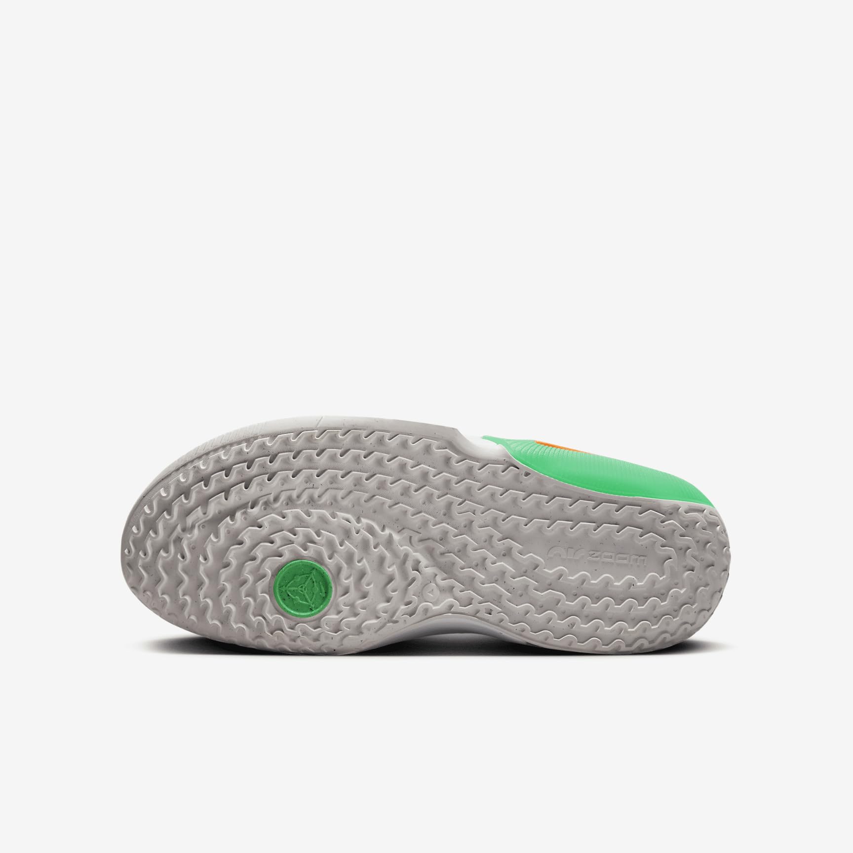 Nike Air Zoom Crossover 2 Big Kids' Basketball Shoes - Size 7 | White/Purple Pulse/Vapor Green/Total Orange (FB2689-101) | High-Performance Youth Basketball Sneakers for Court Play & Training