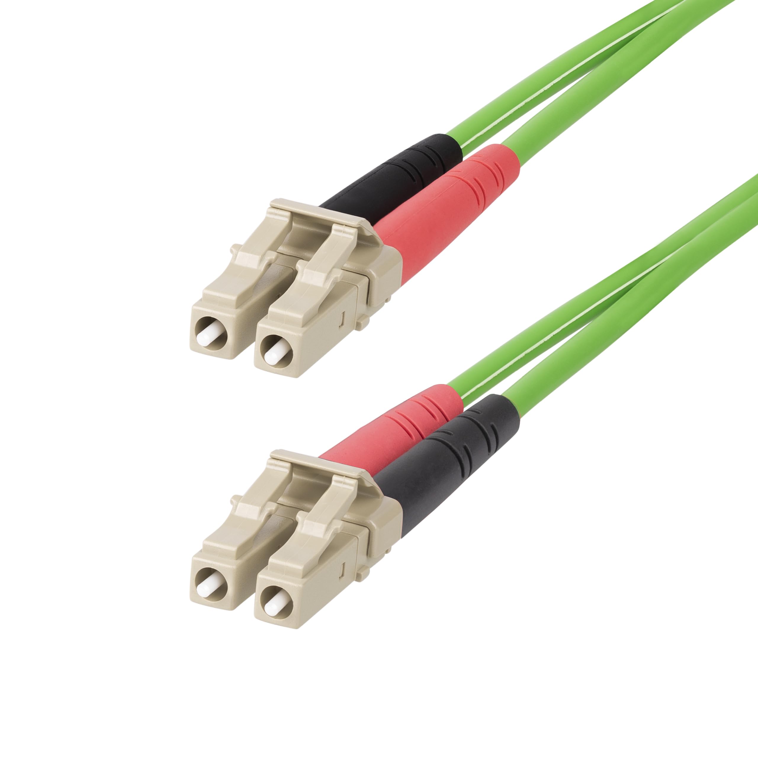StarTech.com 25m (82ft) LC to LC UPC OM5 Multimode Fiber Optic Cable - 50/125 Duplex, 40G/100G, LSZH Fiber Jumper Cord - Perfect for High-Speed Data Centers, Server Rooms & Network Installations