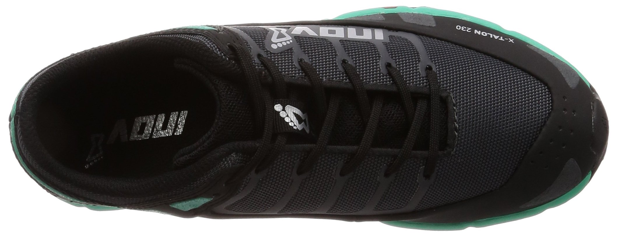 Innovative Women's X-Talon 230 Trail Running Shoes - Lightweight & Durable for Off-Road Adventures - Grey/Teal - Size 6.5 - Perfect for Hiking, Trail Running & Outdoor Fitness