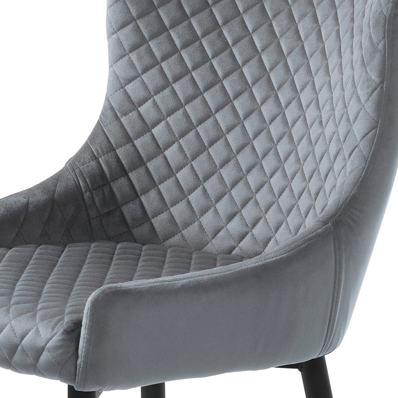 DANYA Modern Dining Chair in Light Grey - Perfect for Kitchen, Dining Room & Office - Comfortable & Stylish Seating Solution
