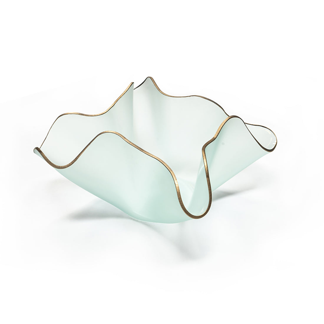 Anemone Frosted Glass Sculpture - Small Handmade Decorative Art Piece for Home, Office & Wedding Decor