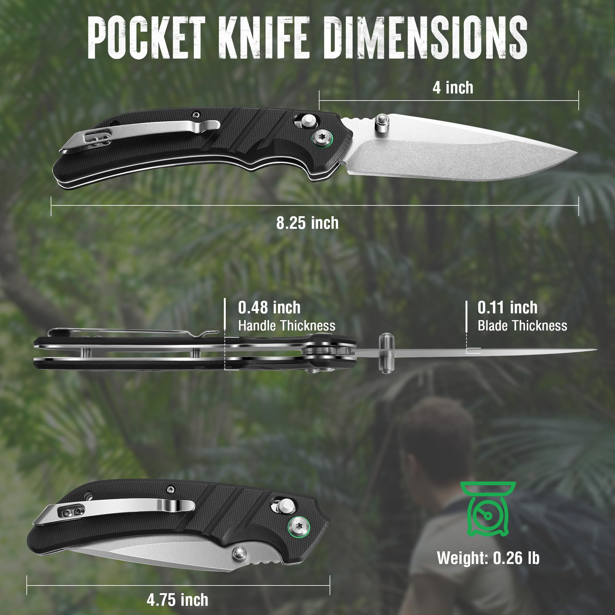 MOSSY OAK Folding Pocket Knife - 4