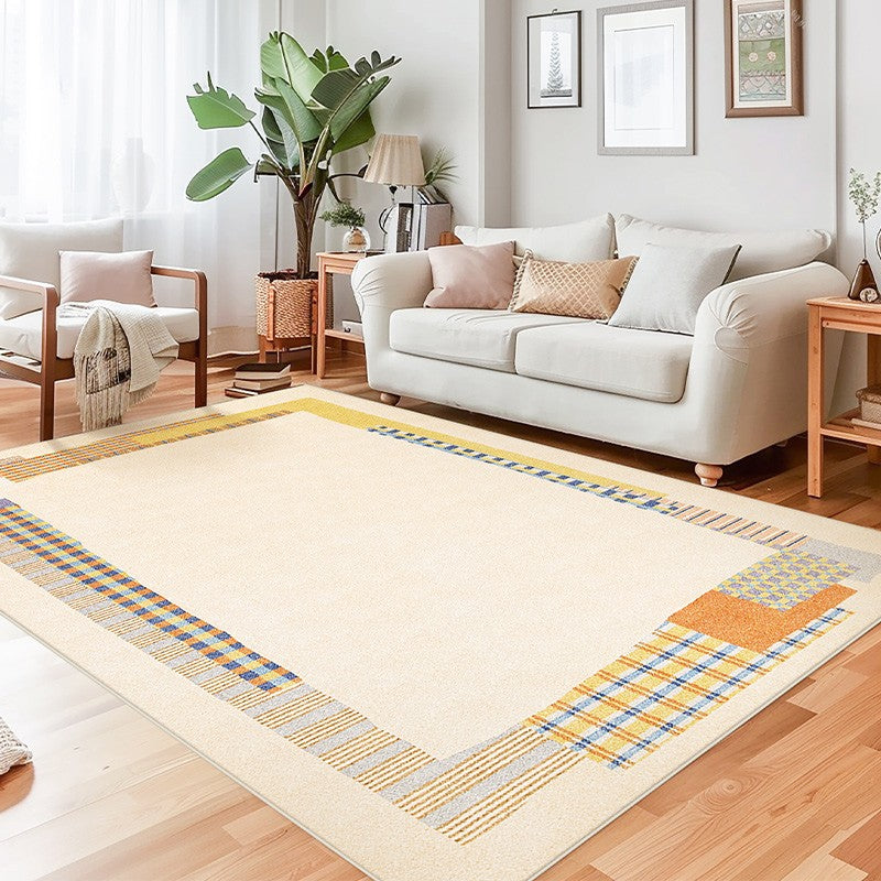 Abstract Contemporary Rugs - Large Modern Area Rug for Bedroom, Living Room & Office - Soft Floor Carpet Under Sofa - Perfect for Home Decor, Workspace & High Traffic Areas