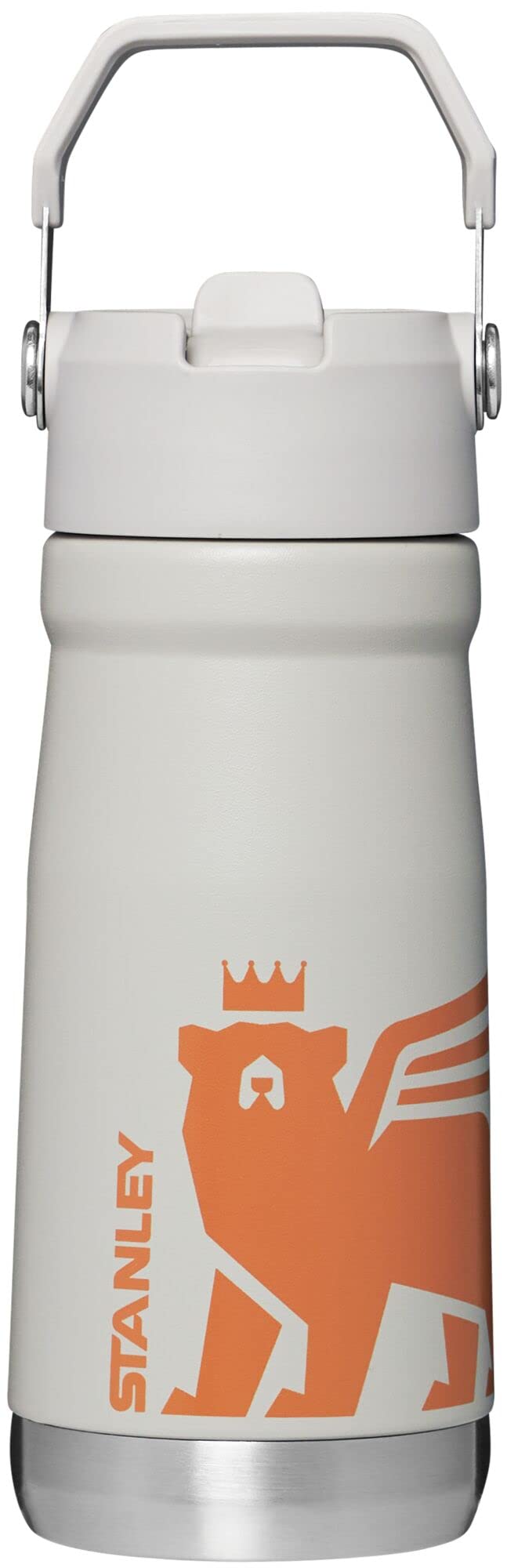 Stanley Classic IceFlow™ Flip Straw Water Bottle 17OZ (500ml) - Insulated Stainless Steel Vacuum Flask with Leakproof Lid - Perfect for Hiking, Gym, Office & Outdoor Adventures in Ash Cub Color