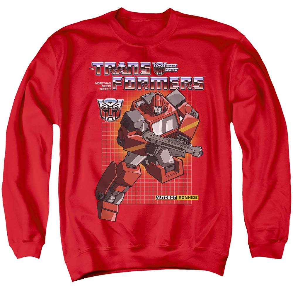 Transformers Ironhide Red Pullover Sweatshirt | Official Licensed Apparel | Perfect for Cosplay, Comic Con & Casual Wear