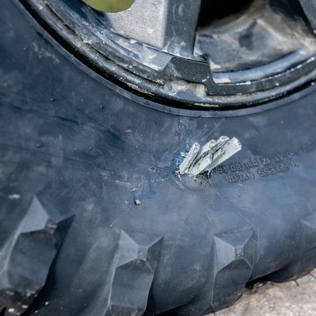 Premium TECH Permacure Truck Tire Plug Kit - 40 Heavy-Duty Plugs for Emergency Flat Tire Repair on Trucks, Tractors & Large Vehicles (Ideal for Off-Road, Construction & Farm Use)