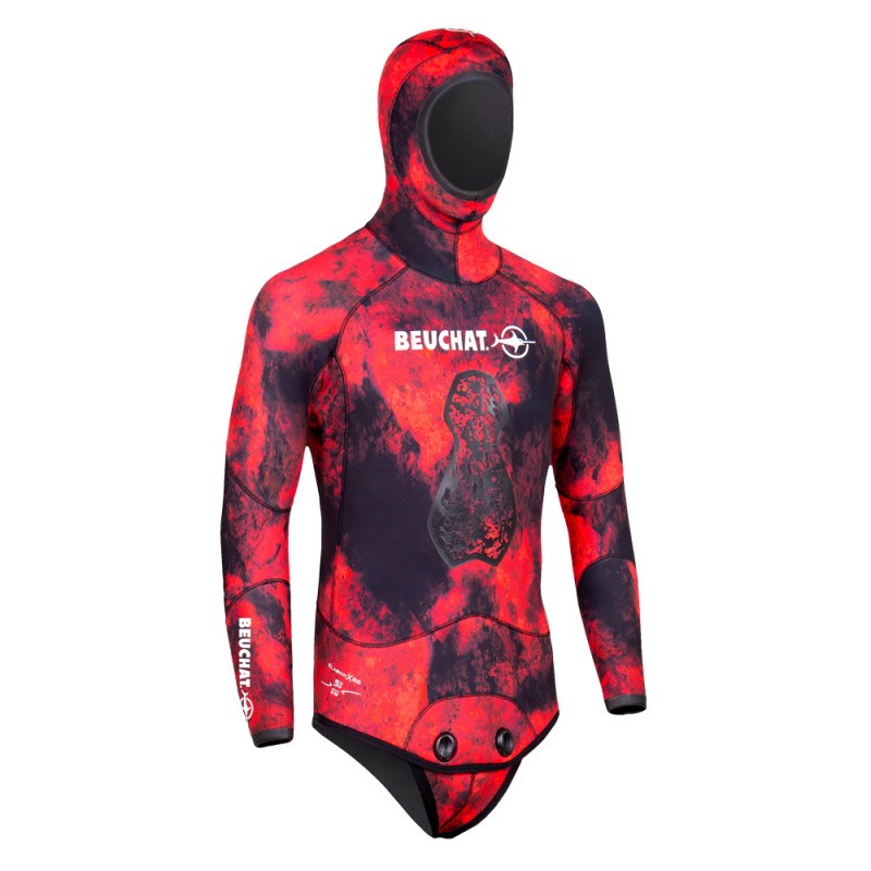 Beuchat Redrock 5mm Neoprene Scuba Diving Jacket for Men & Women - Warm Wetsuit Top for Snorkeling, Spearfishing and Water Sports