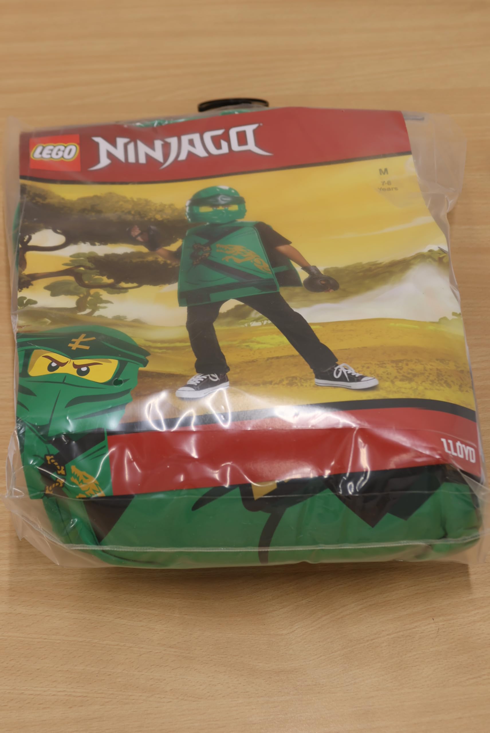 Lloyd Costume for Kids - Lego Ninjago Legacy Themed Outfit with Accessories | Green Ninja Halloween Costume | Perfect for Dress-Up, Cosplay & Birthday Parties