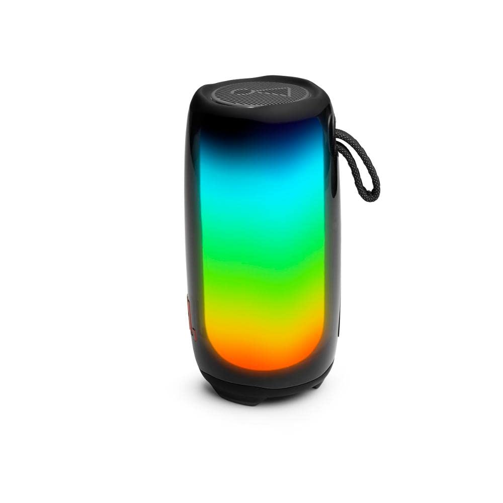 JBL Pulse 5 Portable Bluetooth Speaker with Colorful LED Light Show - 12 Hour Playtime, IP67 Waterproof & Dustproof - Wireless PartyBoost for Multi-Speaker Pairing - Perfect for Pool Parties, Beach Outings & Home Entertainment (Black)