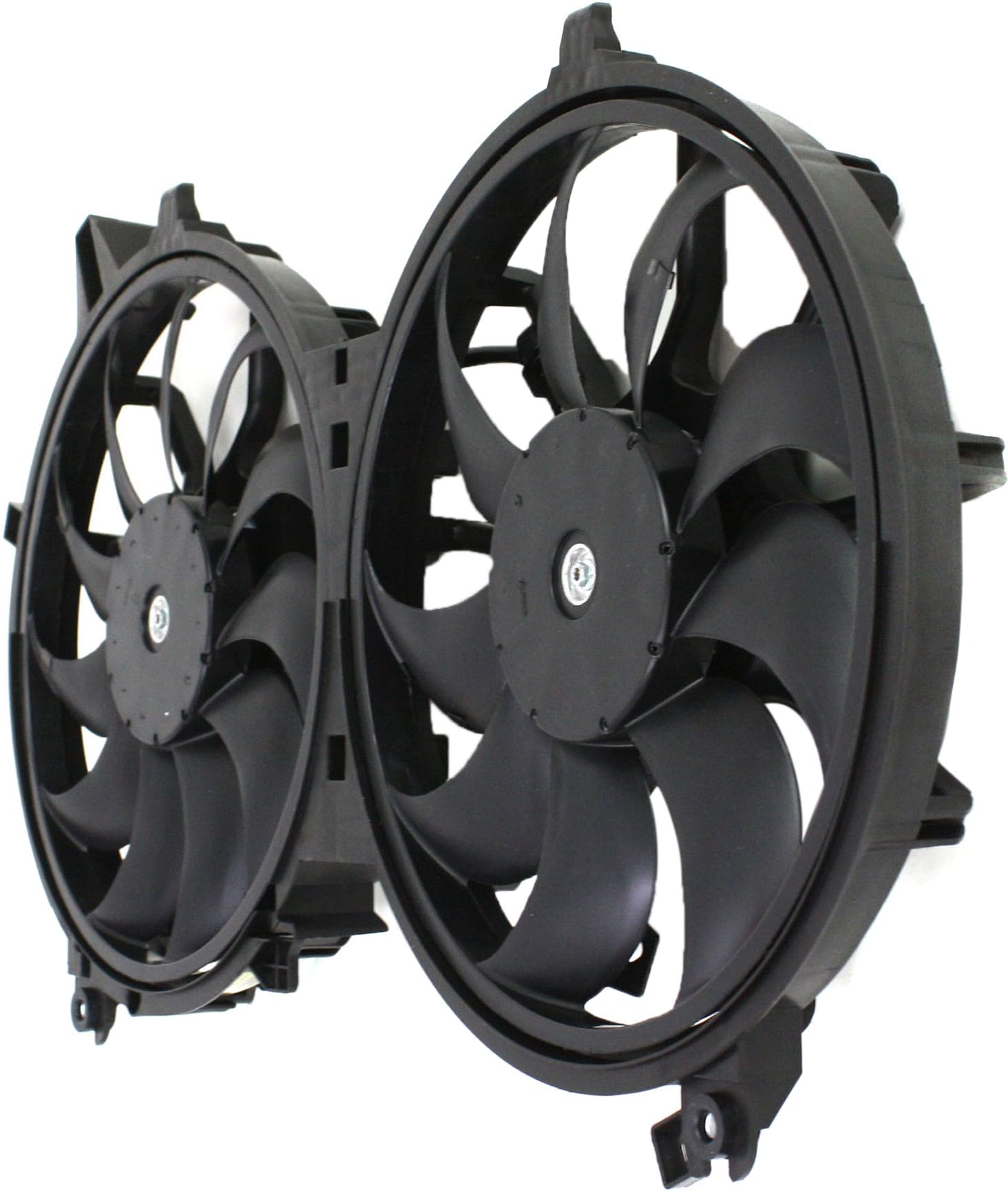 Nissan 370Z Radiator Fan Assembly with Controller (2009-2020) - Infiniti Q60 Cooling Fan Replacement (2014-2015) - Includes Control Module - Perfect for Automatic & Manual Transmission Repair & Maintenance