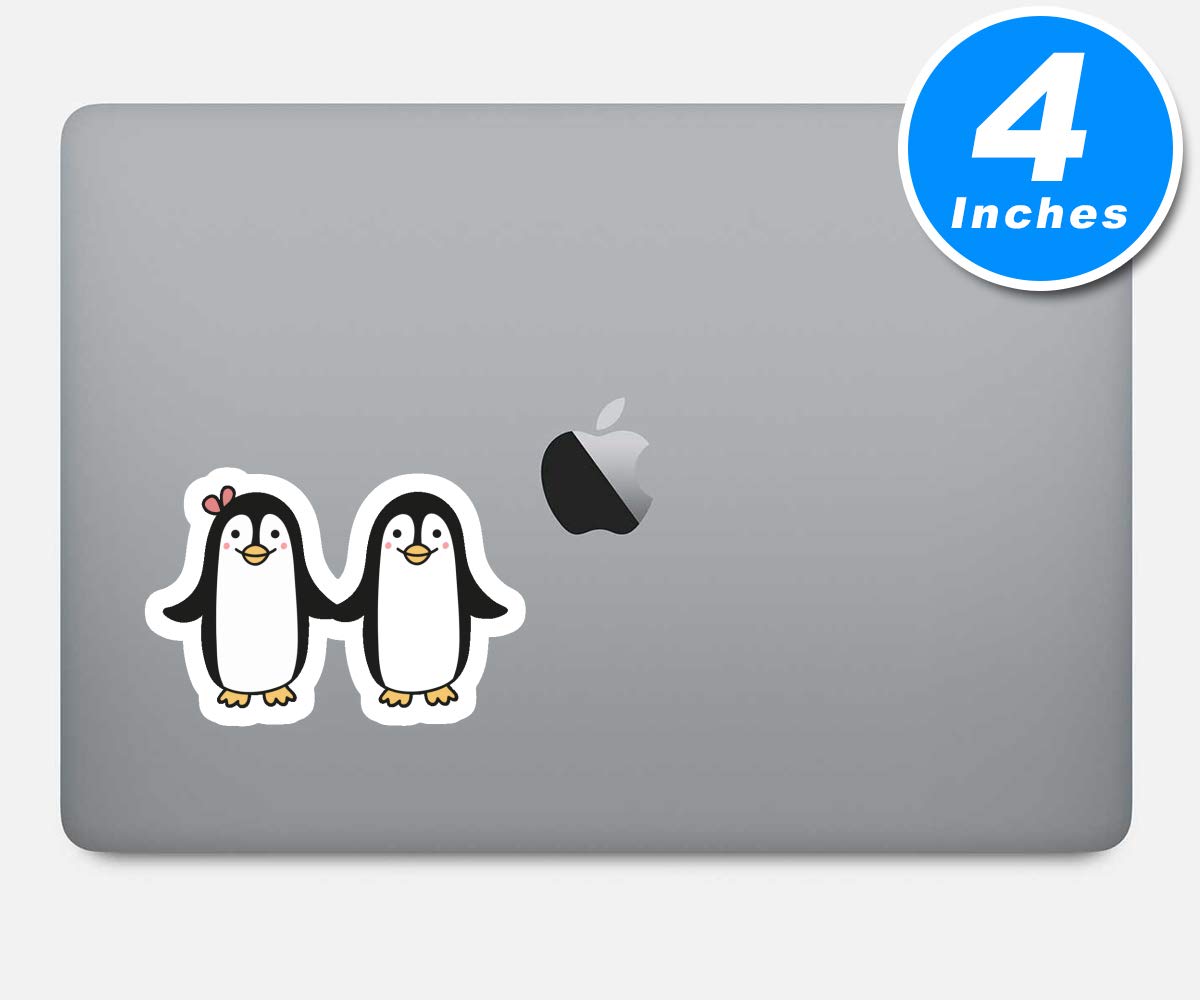 Penguin Couple Stickers - 3 Pack (2.5