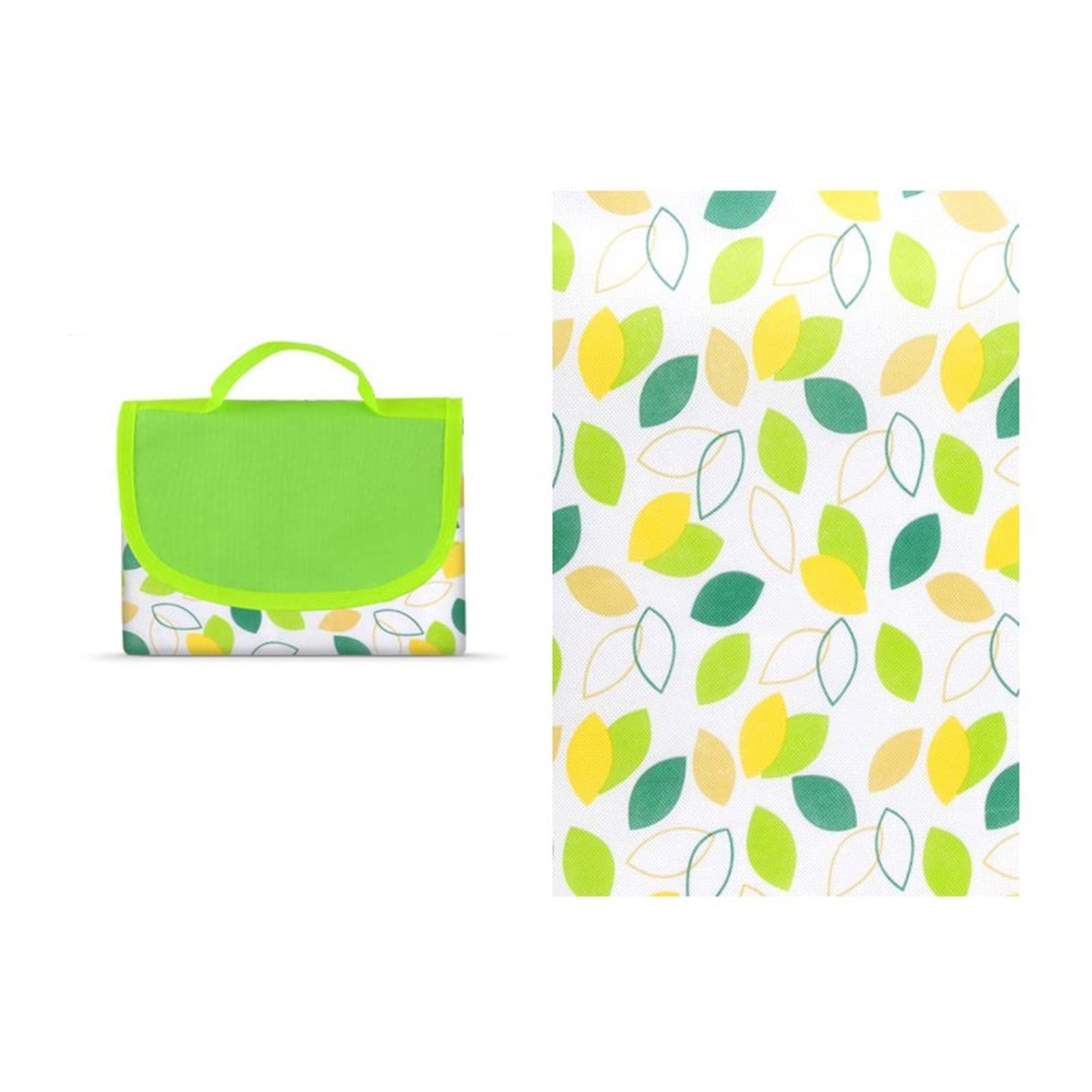 SHUYING Waterproof Camping Mat - Foldable Picnic Blanket for Beach, Outdoor & Travel - Soft & Durable 200x200cm Green Blanket - Perfect for Camping, Hiking, Beach Days & Picnics