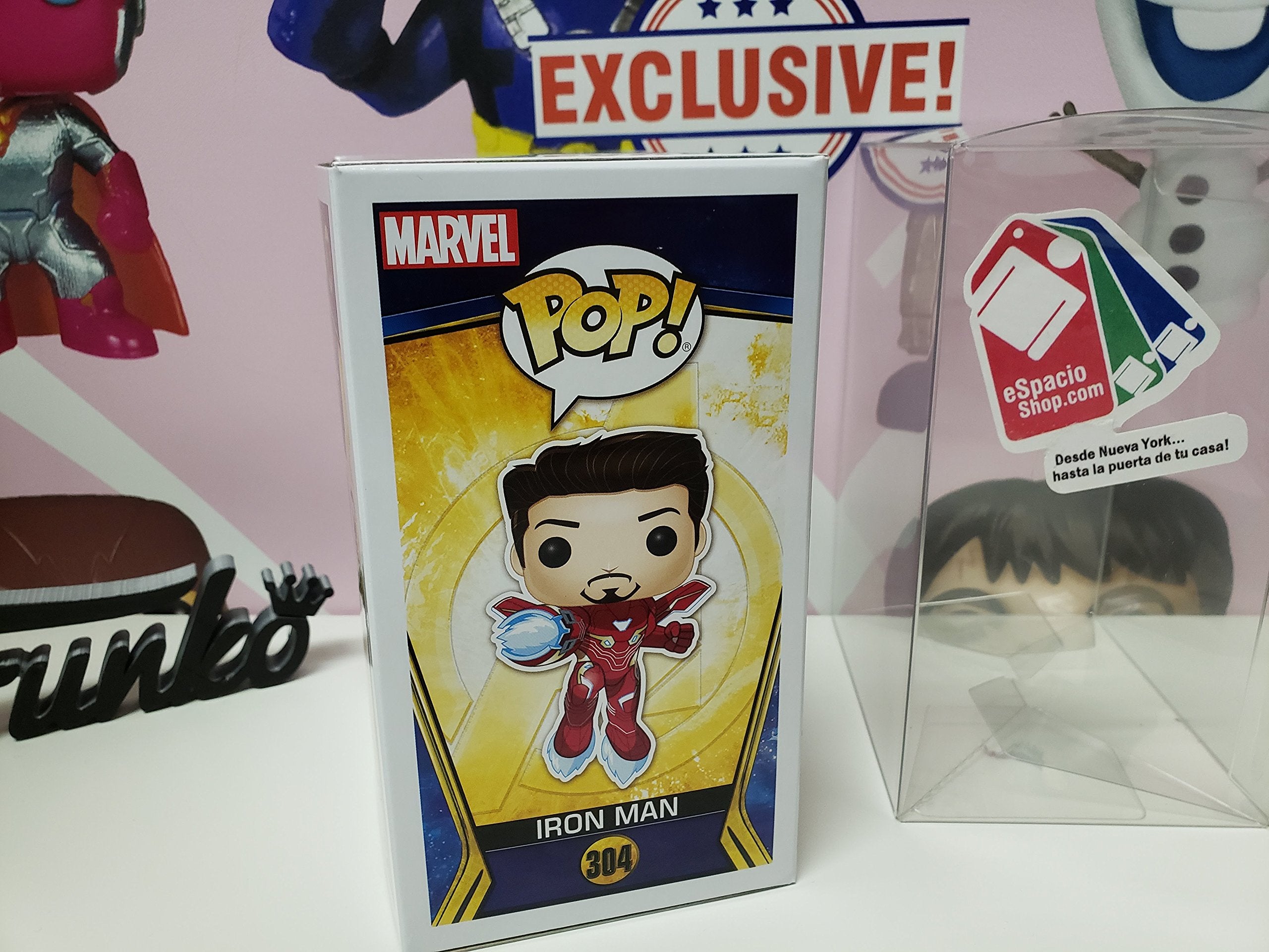 Avengers Infinity War Iron Man #304 Pop Vinyl Figure - Collectible Marvel Superhero Toy for Display & Gifts - Perfect for Comic Fans, Movie Lovers & Pop Culture Enthusiasts