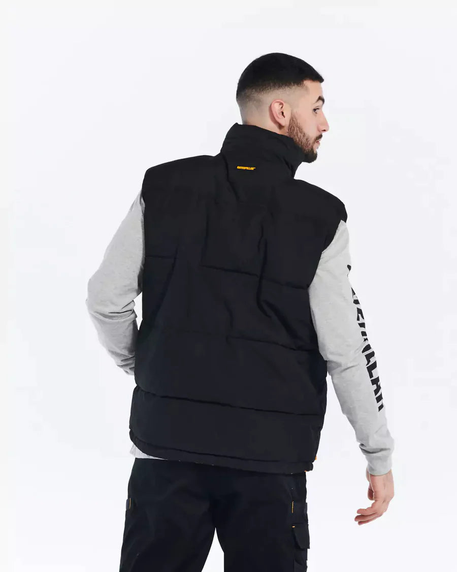 Caterpillar Arctic Zone Vest W12430 - Insulated Work Vest for Cold Weather, Men's Heavy Duty Fleece Liner - Perfect for Construction, Outdoor Jobs & Winter Activities