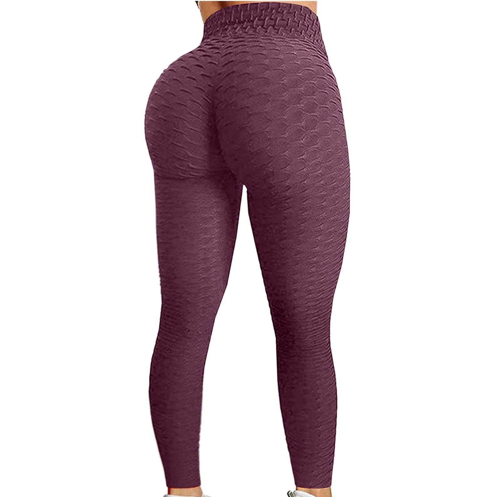 Women's High Waist Yoga Pants - Butt Lifting & Tummy Control Leggings for Workout, Running & Gym | Stretchy Booty Tights for Women | Perfect for Yoga, Fitness & Everyday Wear