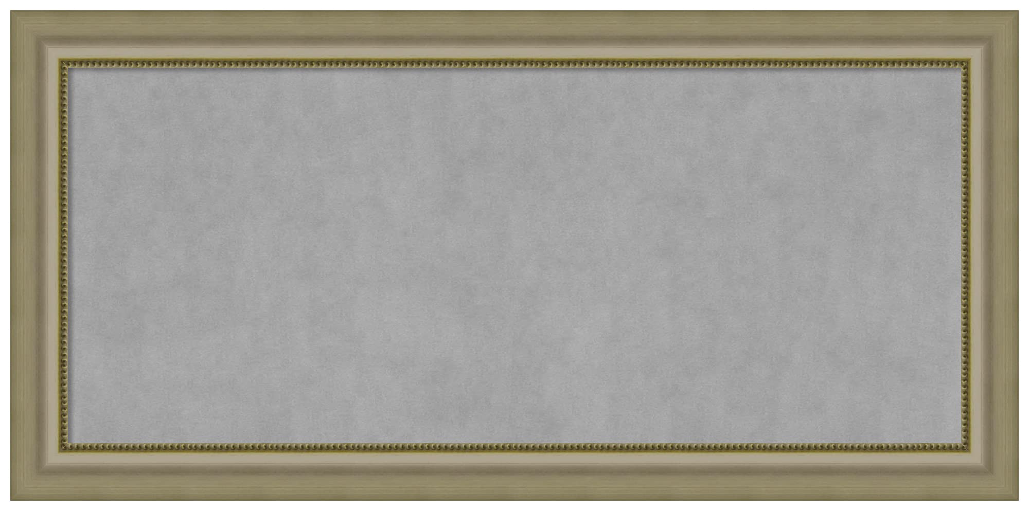Vegas Silver Custom Framed Magnetic Board 47x23 Inch - Large Magnetic Dry Erase Board for Office & Home Organization - Wall Mount Memo Board with Custom Sizing Options - Perfect for Schedules, Notes & Reminders in Kitchen, Office or Classroom