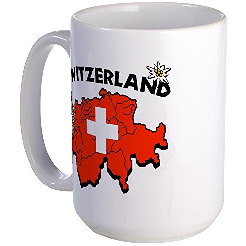 White - Switzerland Large Mug